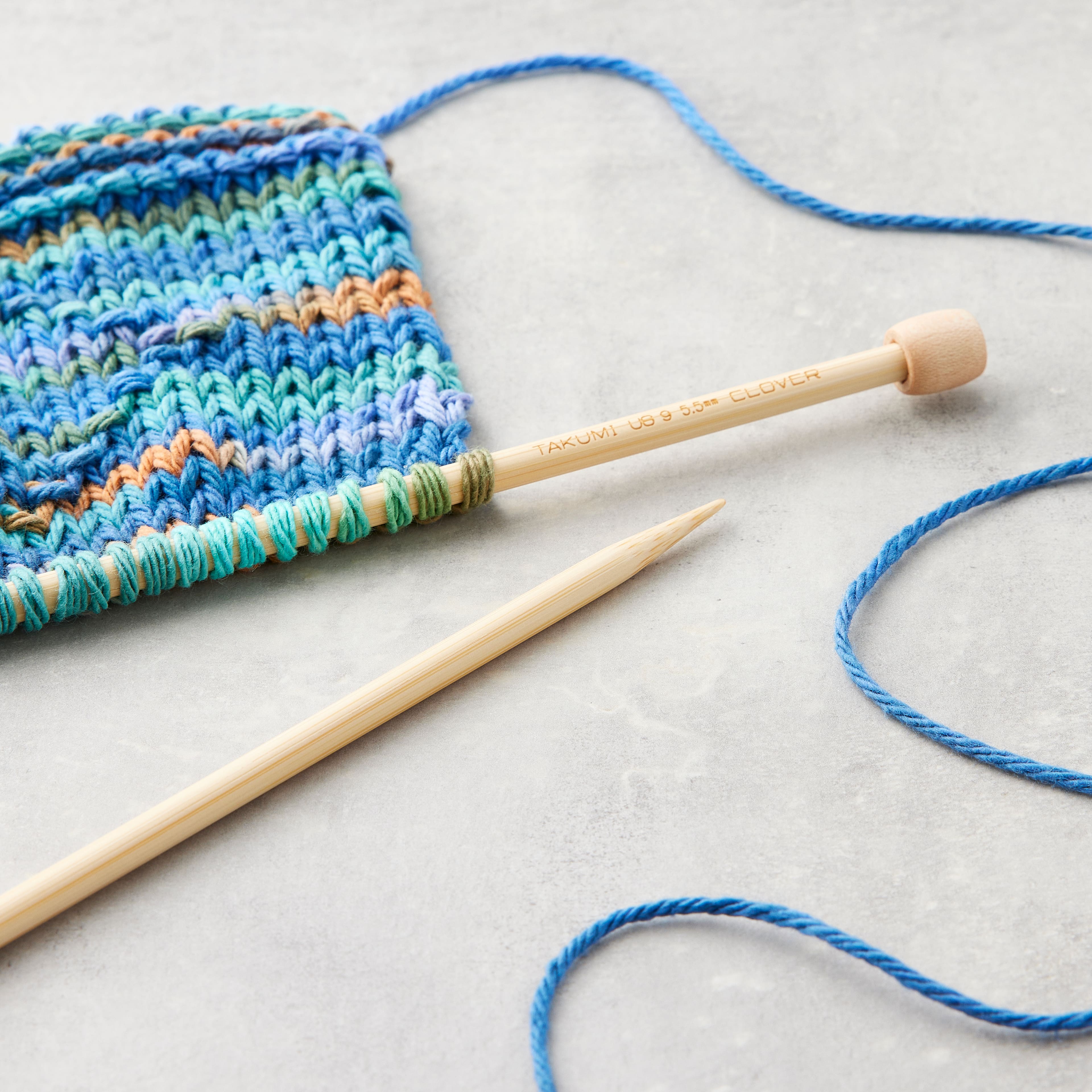 Takumi Bamboo Knitting Needles Single Pointed (13) No. 8 – Clover  Needlecraft, Inc.