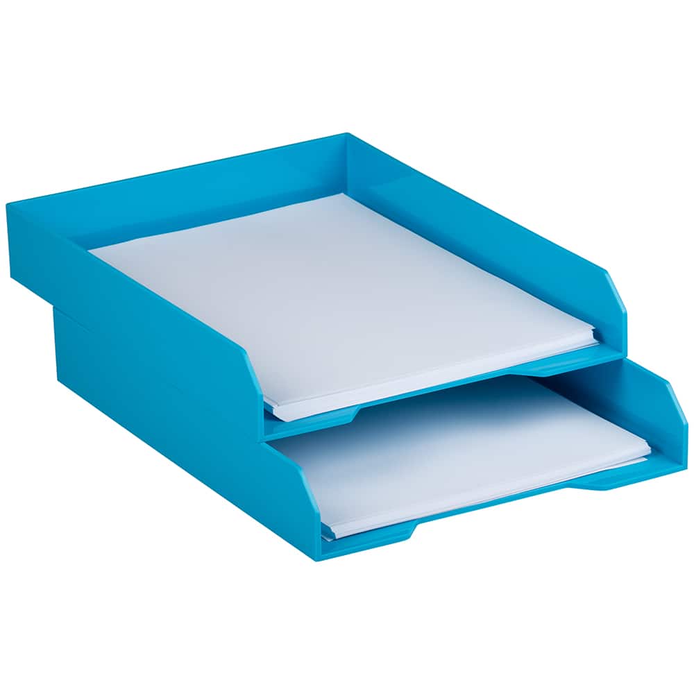 JAM Paper Stackable Desktop Paper Tray, 2ct.