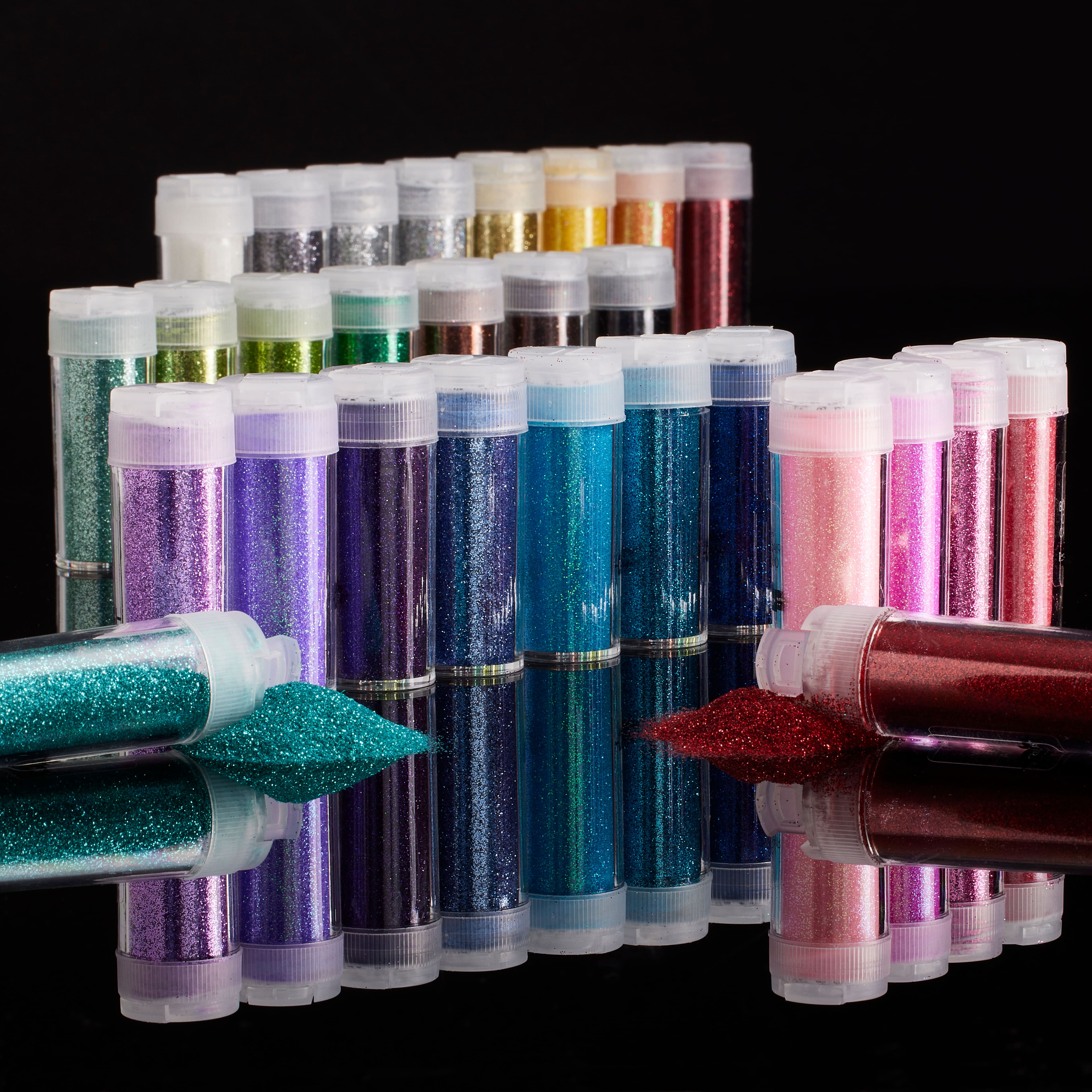 6 Packs: 28 ct. (168 total) Signature Extra Fine Glitter Set by Recollections&#x2122;