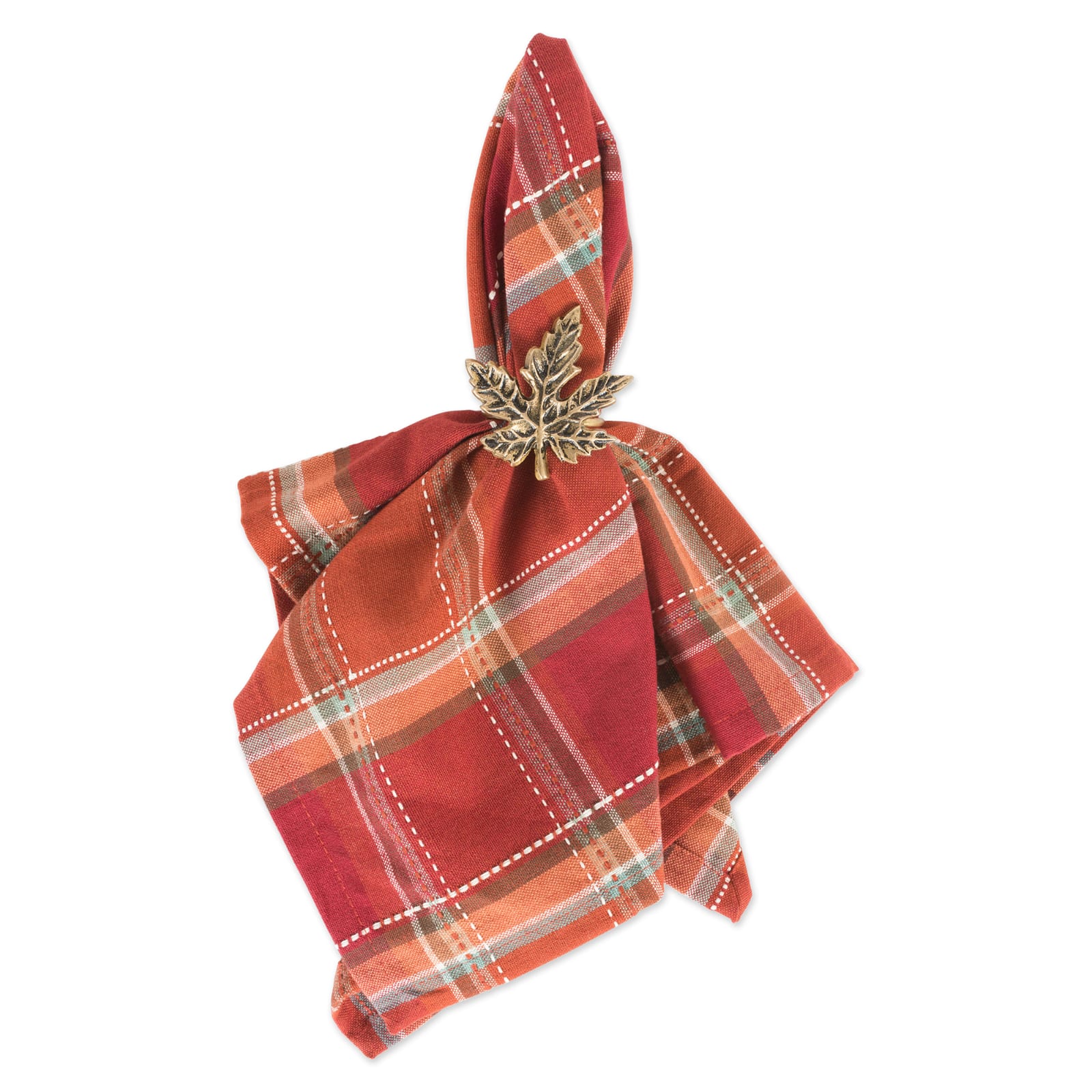 DII&#xAE; Autumn Spice Plaid Dinner Napkins, 6ct.