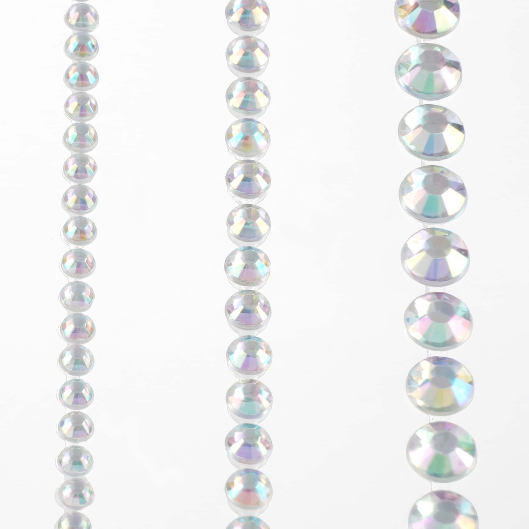 Michaels Bulk 12 Packs: 72 Ct. (864 Total) Iridescent Rhinestone Stickers by Recollections, Size: 5.9 x 0.14 x 4, Other