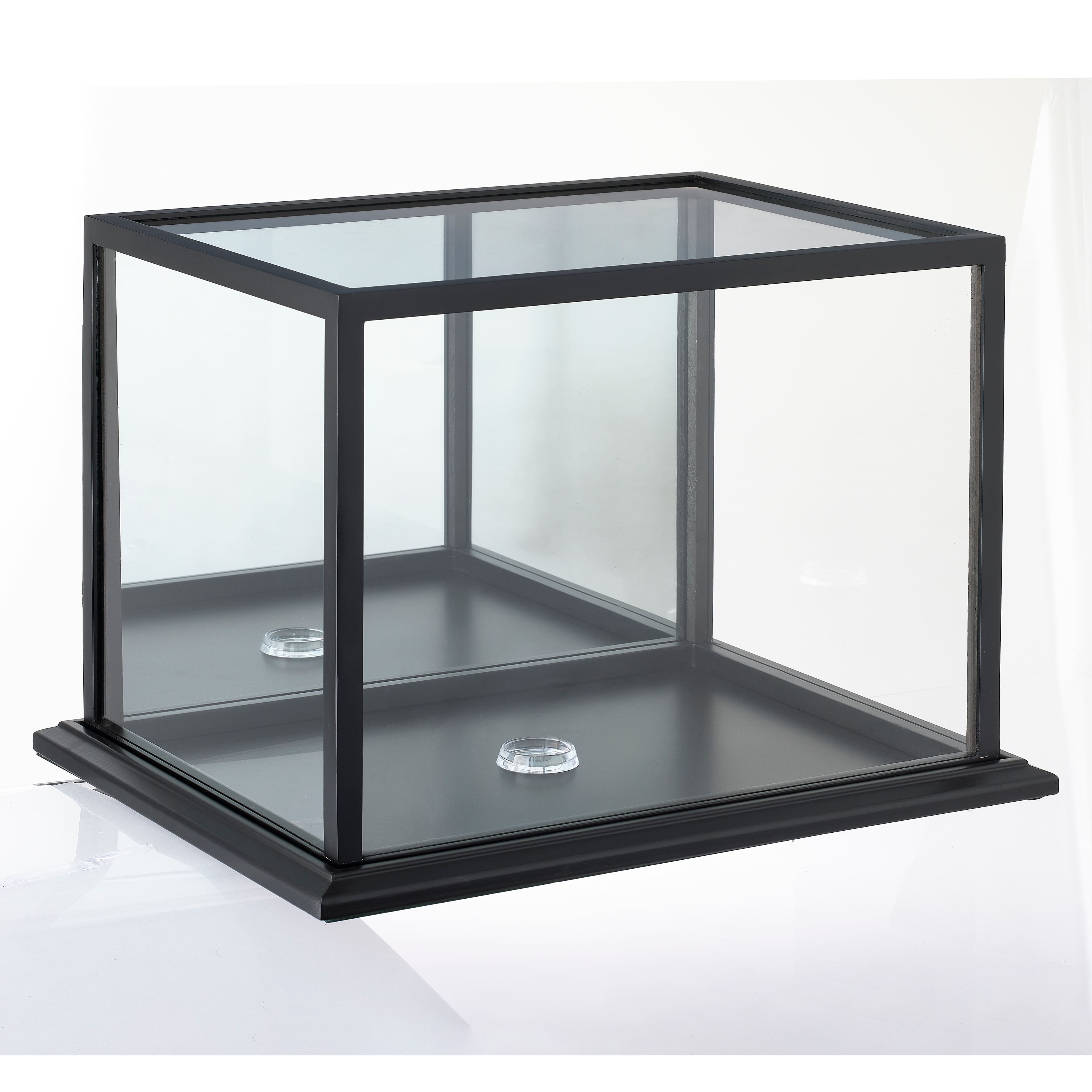 6 Pack: Black Football Helmet Display Case with Mirror Back by Studio D&#xE9;cor&#xAE;