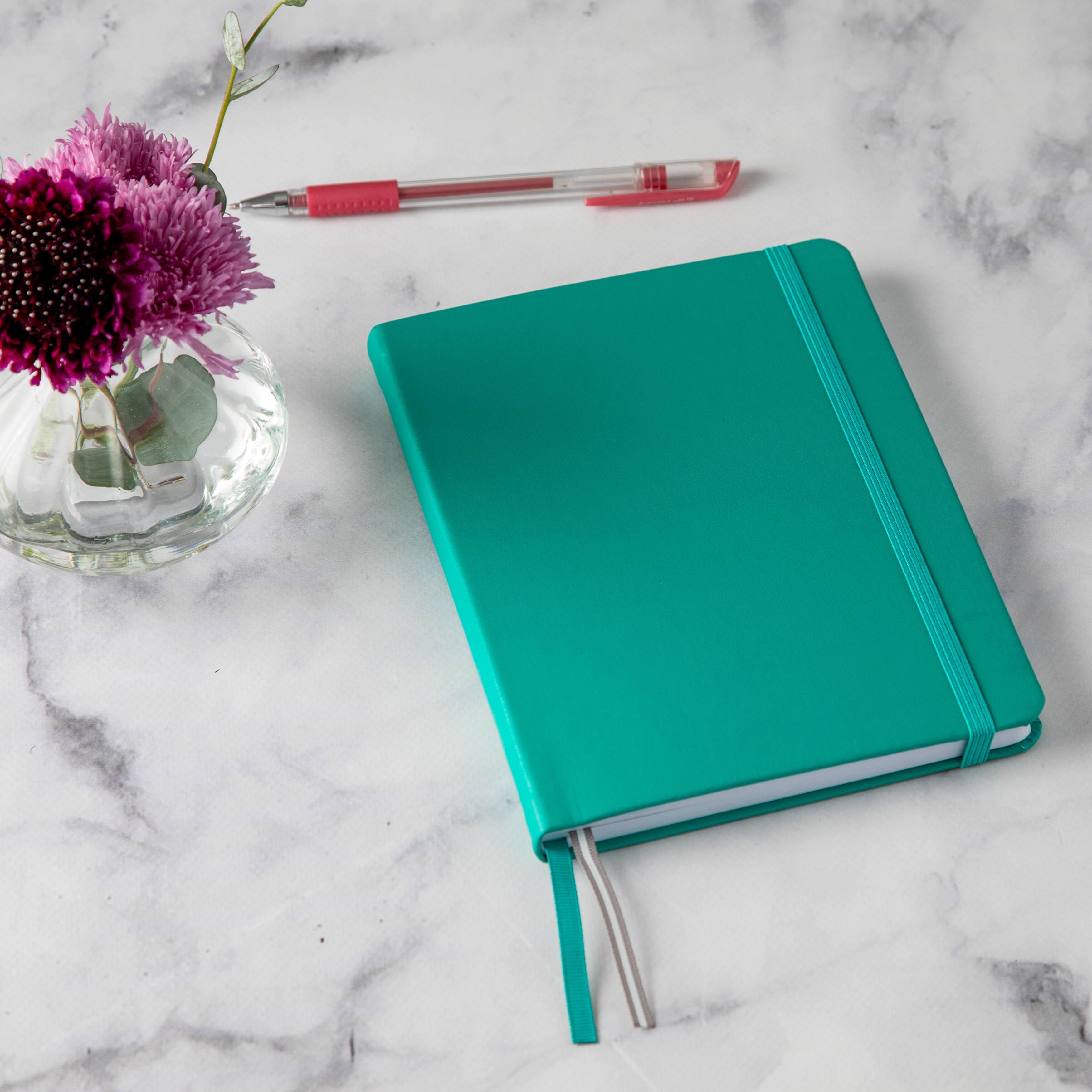 8 Pack: Teal Hardcover Dot Journal by Artist's Loft™