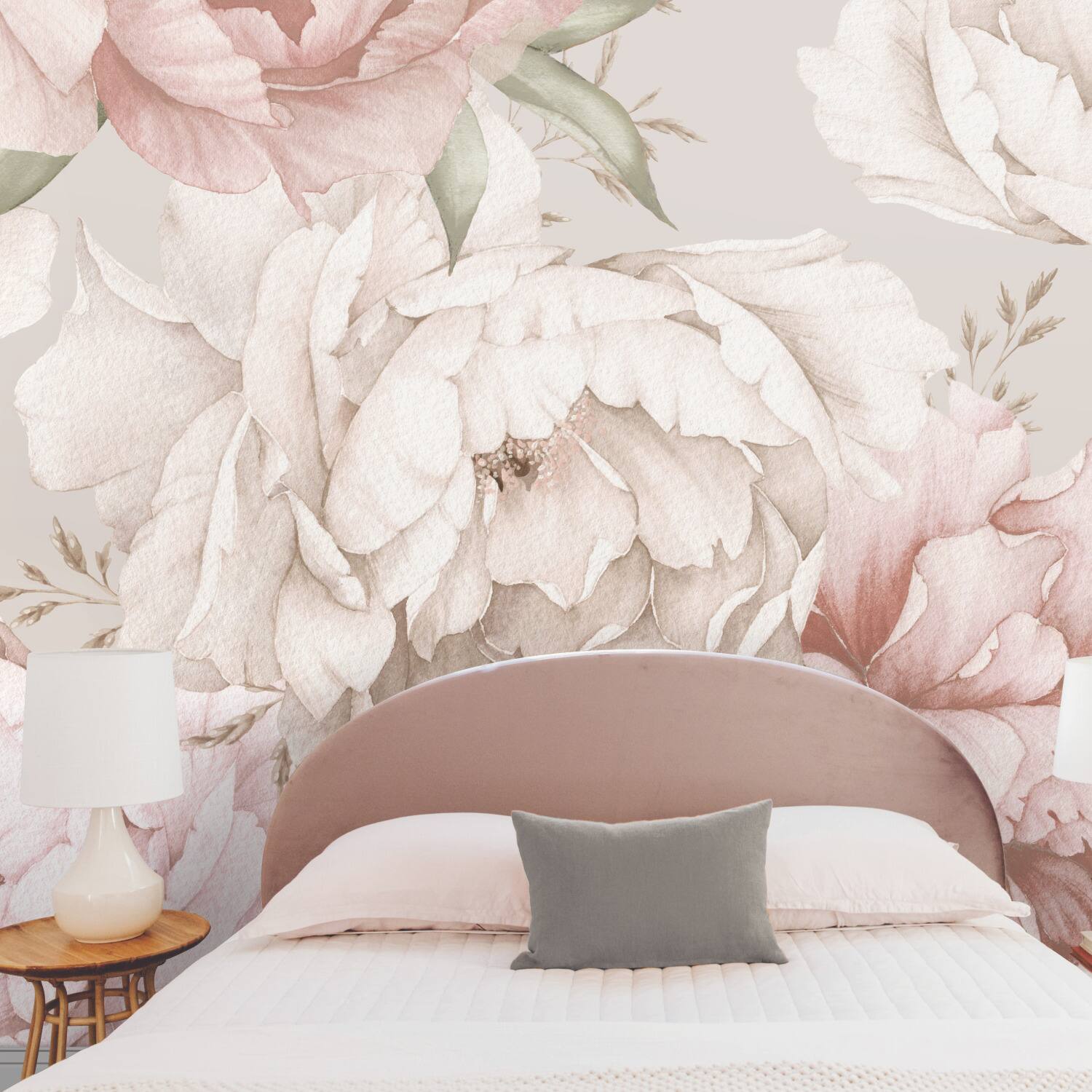 RoomMates Mr. Kate Watercolor Floral Peel & Stick Wallpaper Mural
