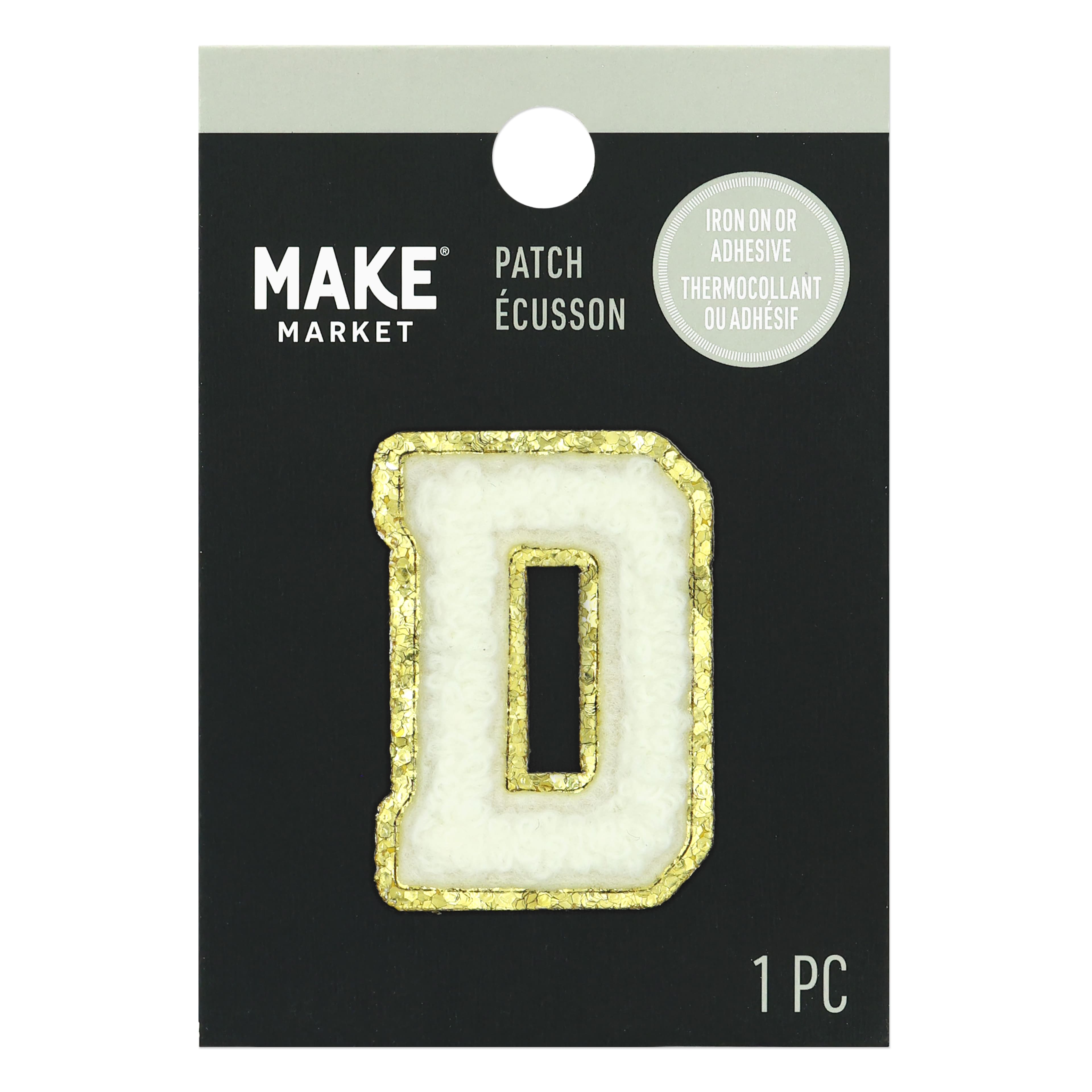 1.5&#x22; White Chenille Patch by Make Market&#xAE;