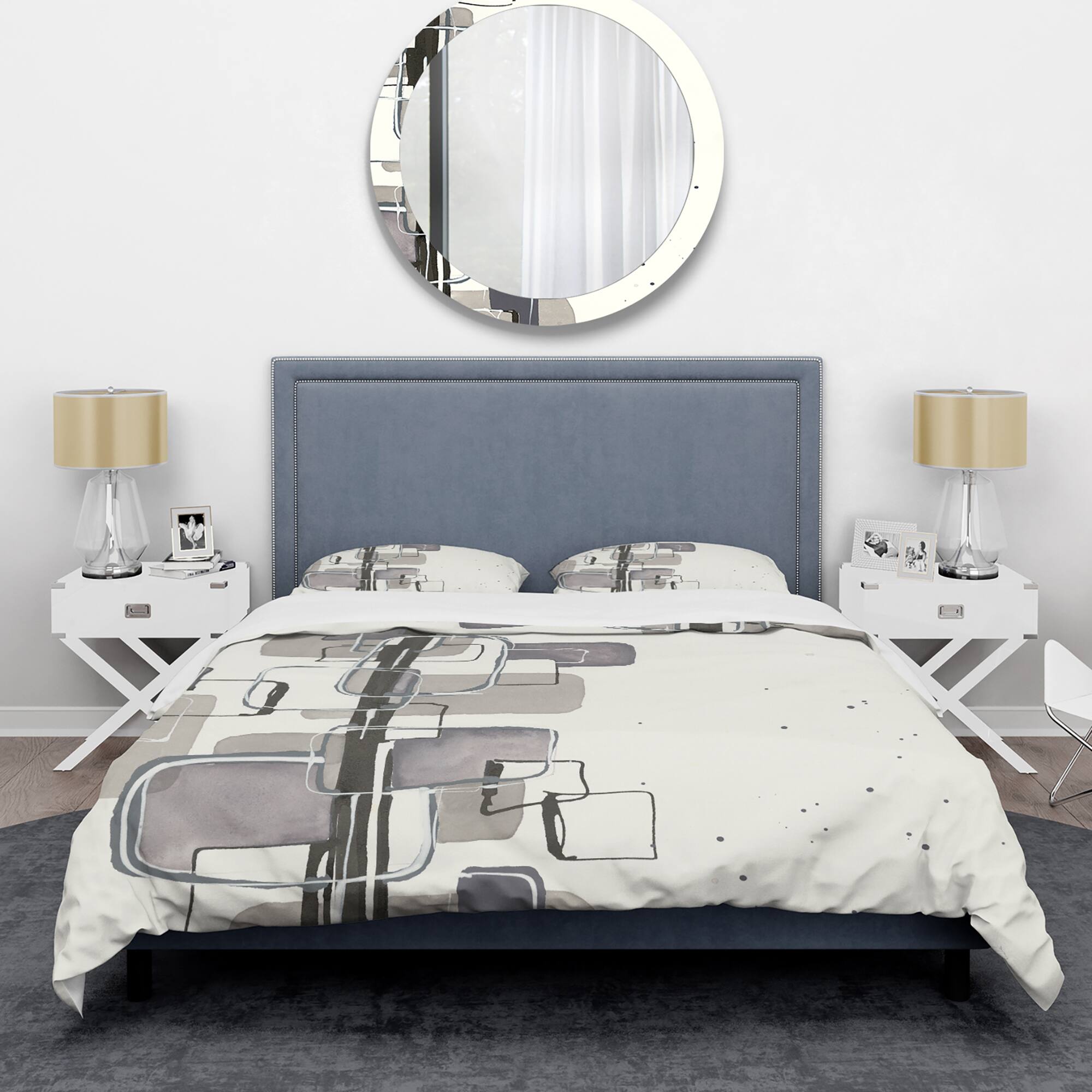 Designart 'Glam Dancing shape IV' Glam Bedding Set