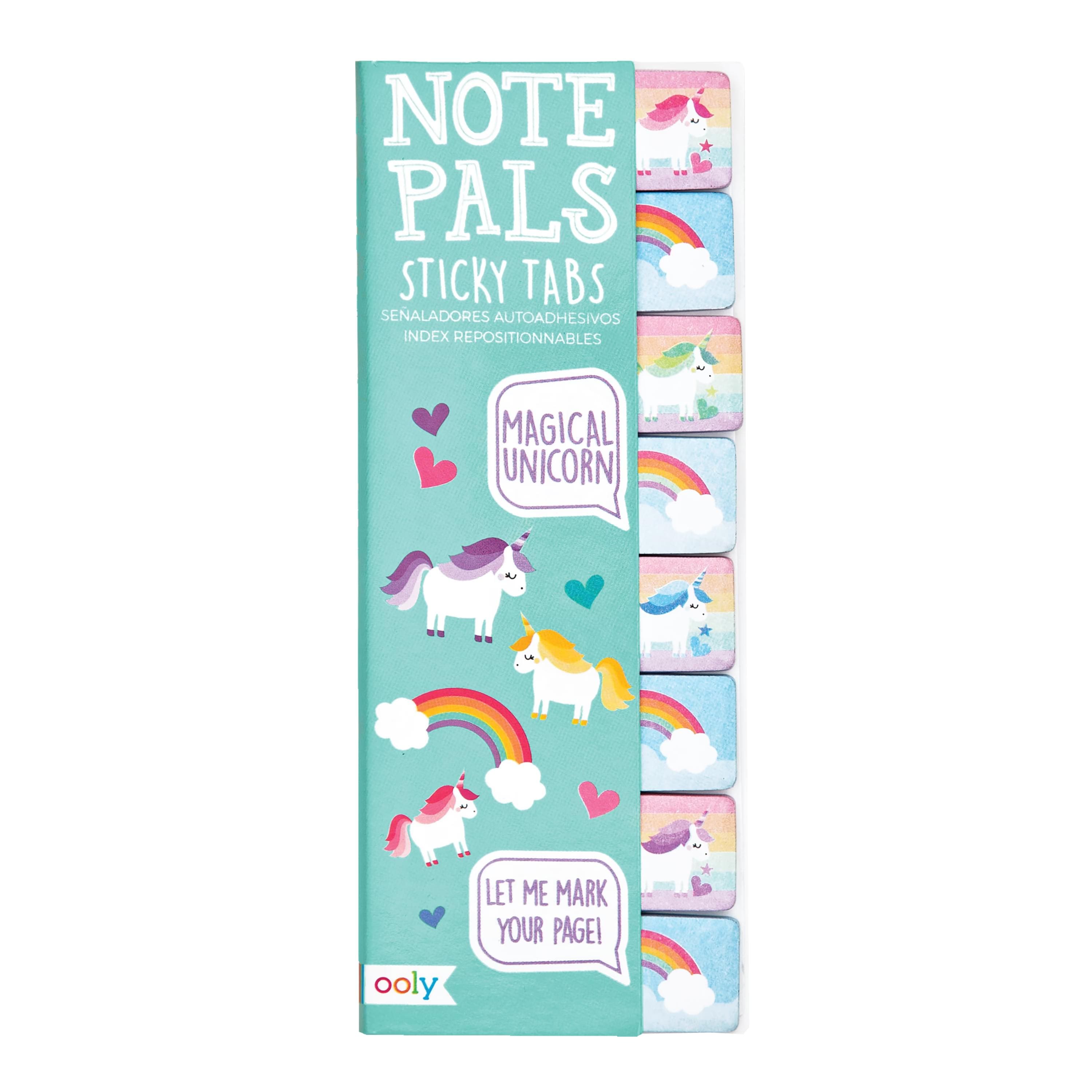 OOLY Note Pals Magical Unicorn Sticky Note Tabs
