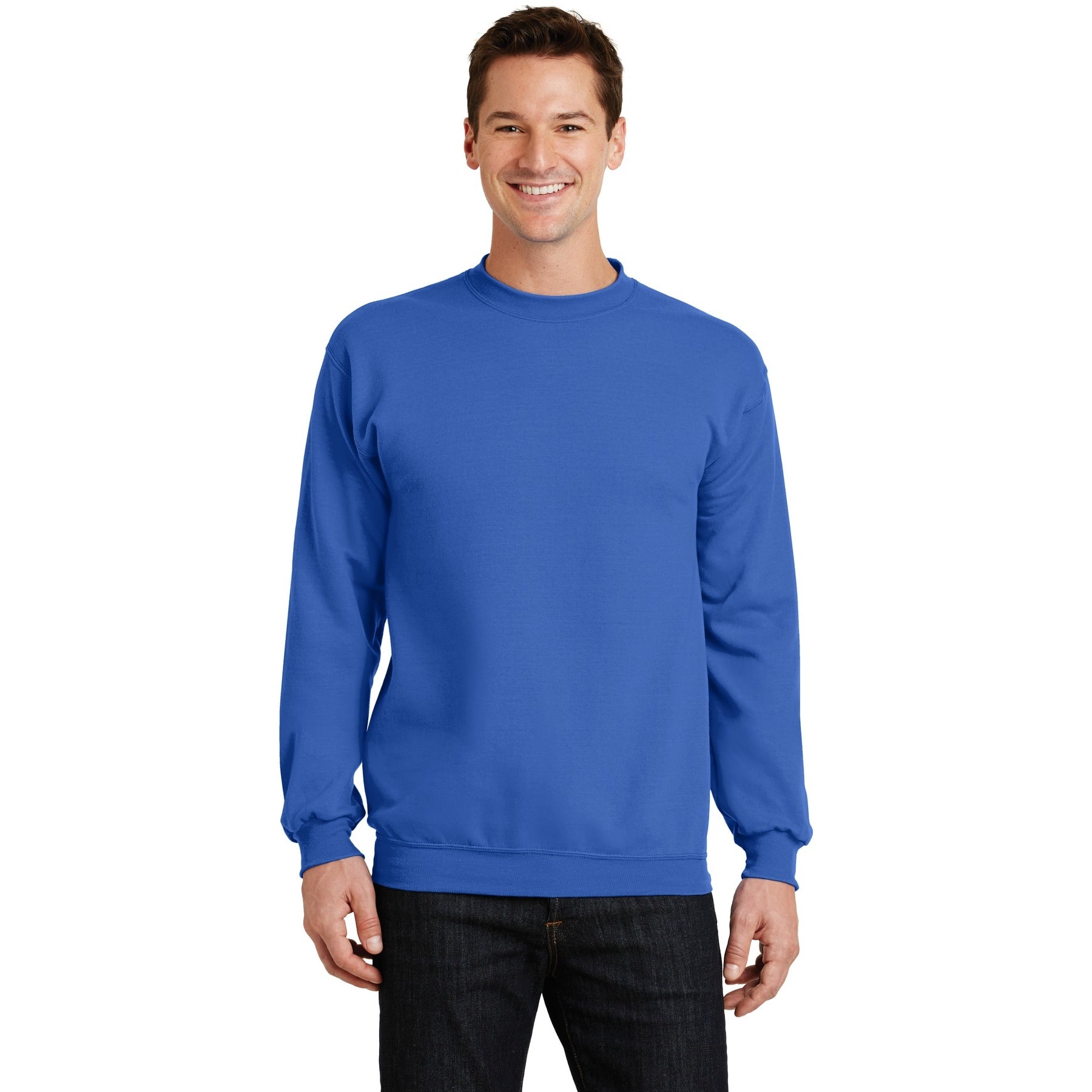 Port & Company® Brights Core Fleece Crewneck Sweatshirt