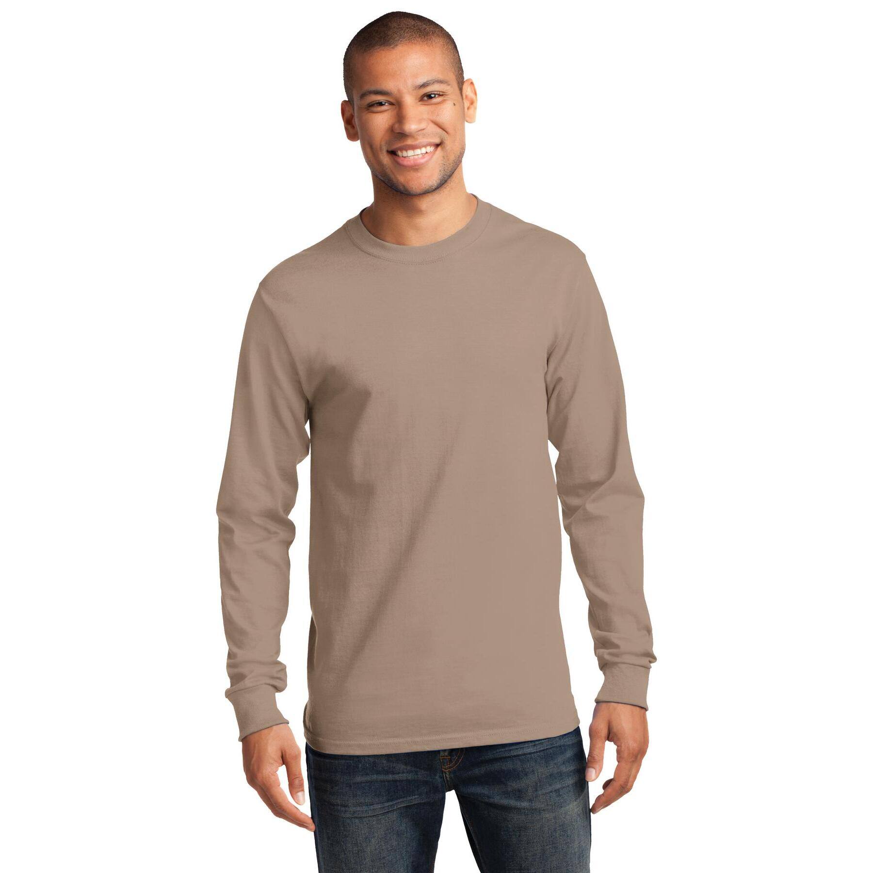 Port & Company® Neutrals Long Sleeve Essential T-Shirt