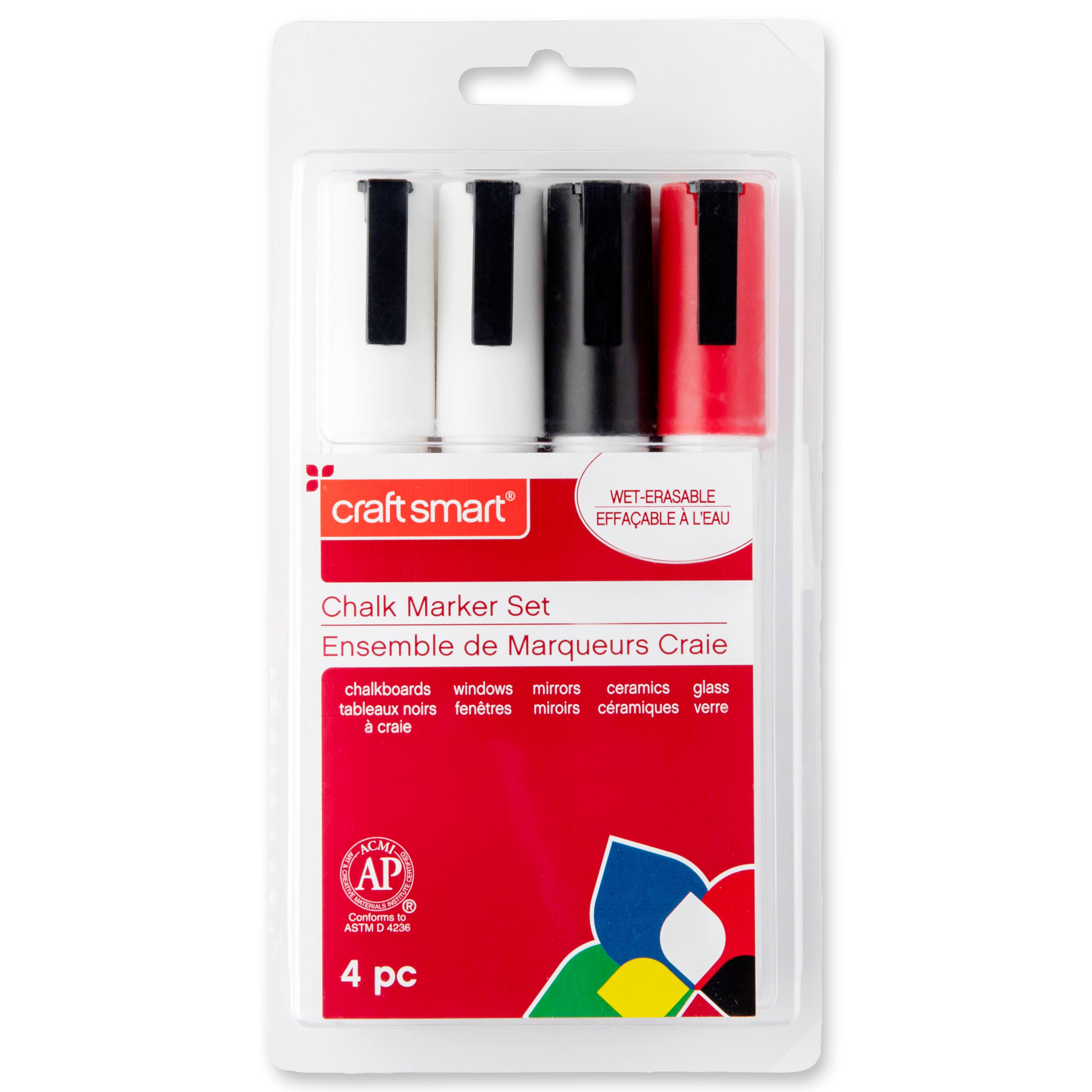 9 Packs: 4 ct. (36 total) Commercial Chalk Marker Set by Craft Smart®