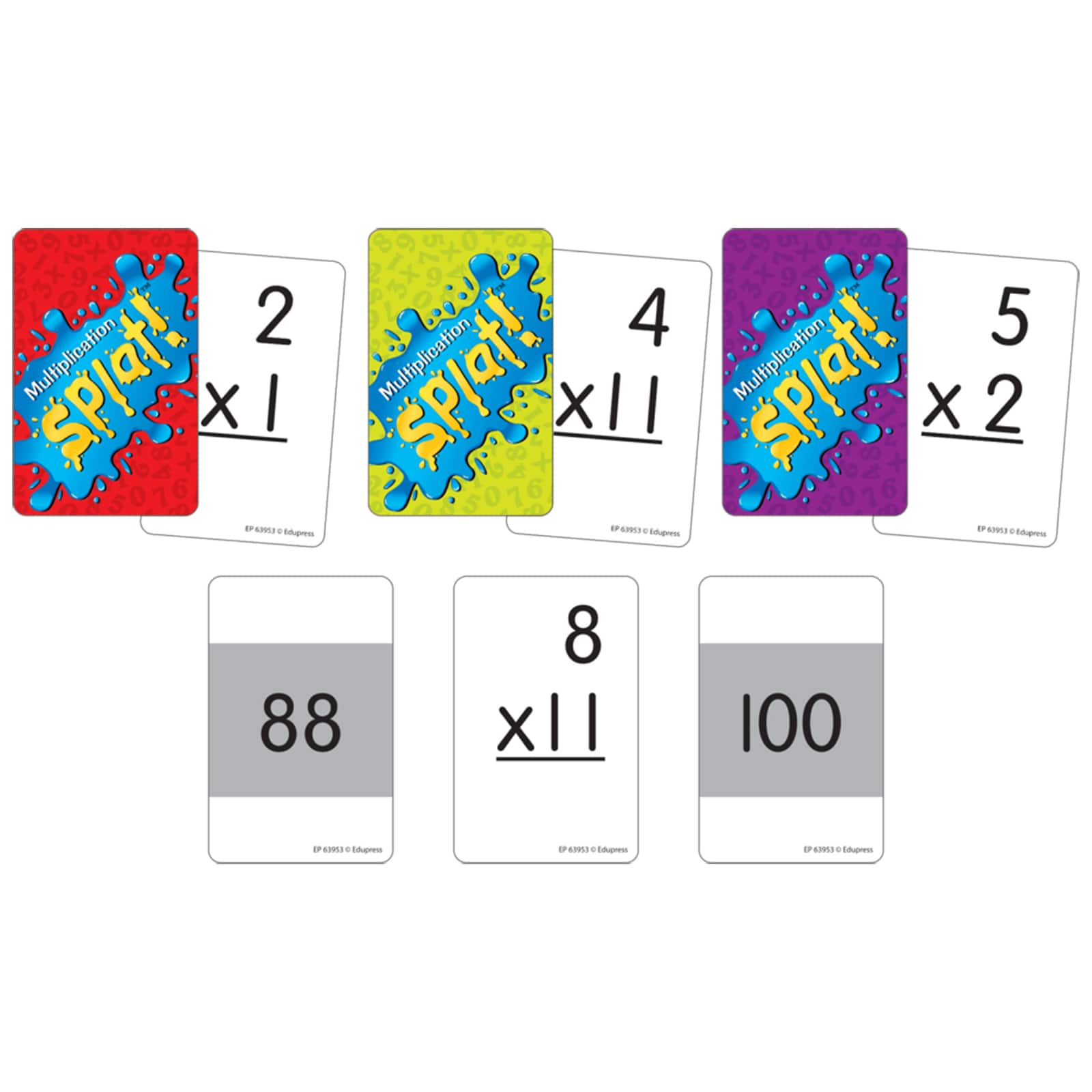 Teacher Created Resources Multiplication Splat&#x2122; Card Game