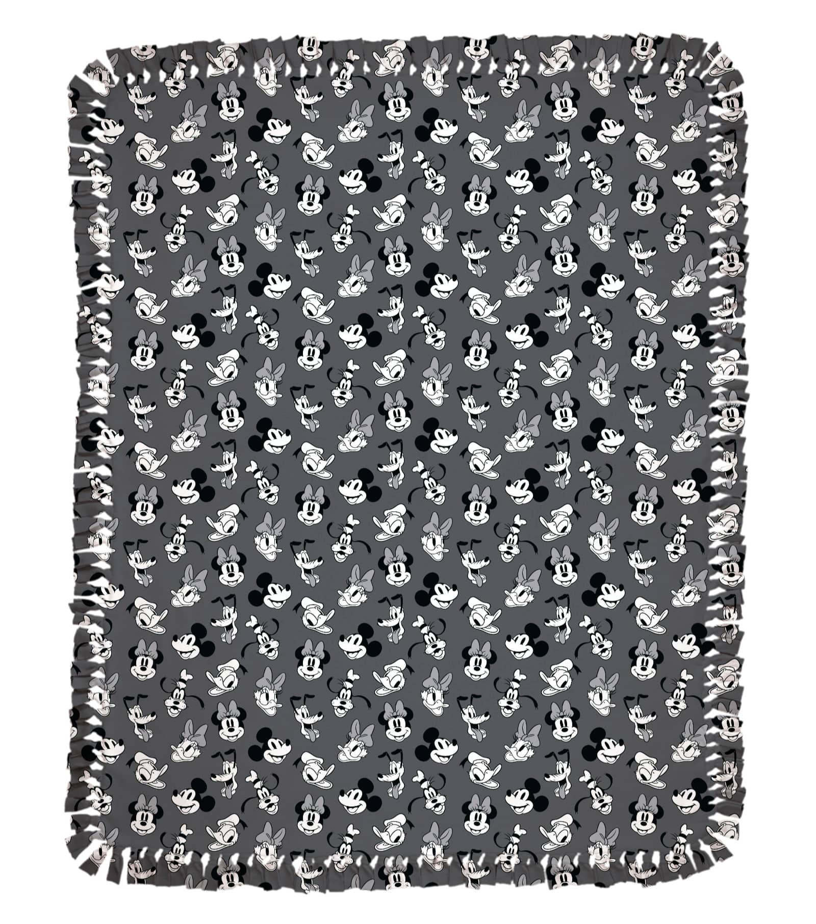 Disney® 72" Mickey & Friends Smile! No Sew Fleece Throw Kit