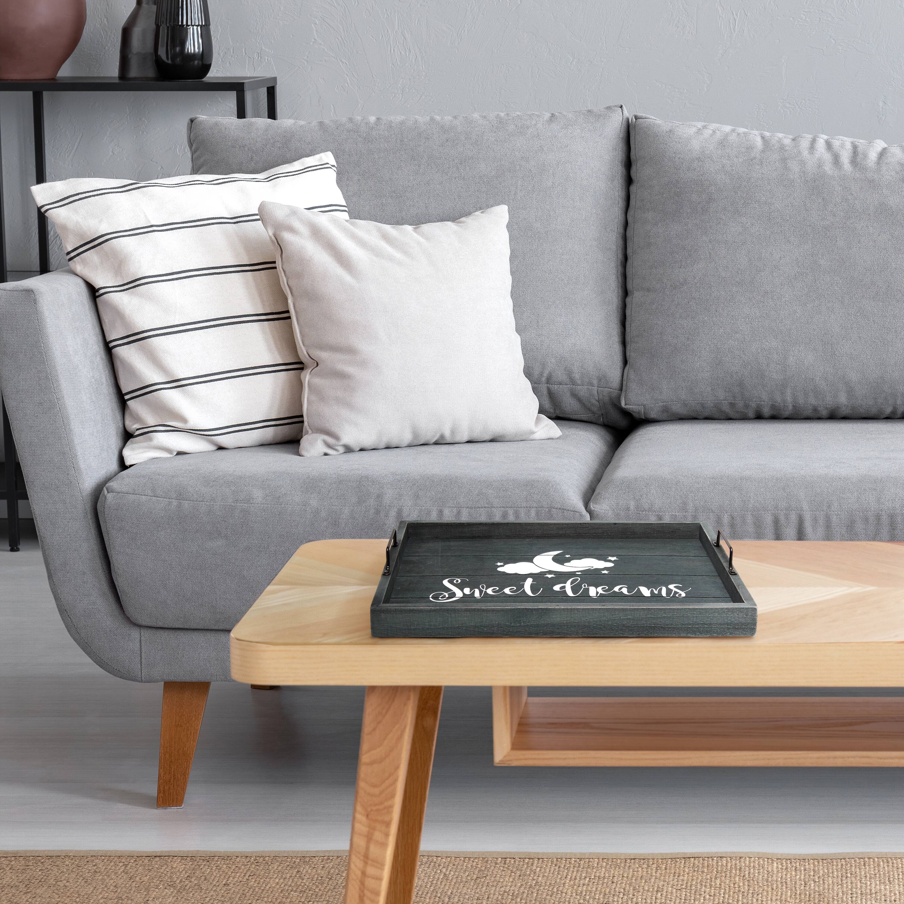 Elegant Designs™ 15.5" Sweet Dreams Serving Tray with Handles