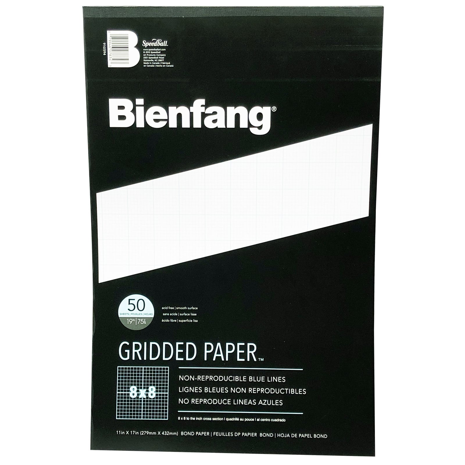 6 Pack: Bienfang&#xAE; Gridded Paper&#x2122; Pad, 11&#x22; x 17&#x22;