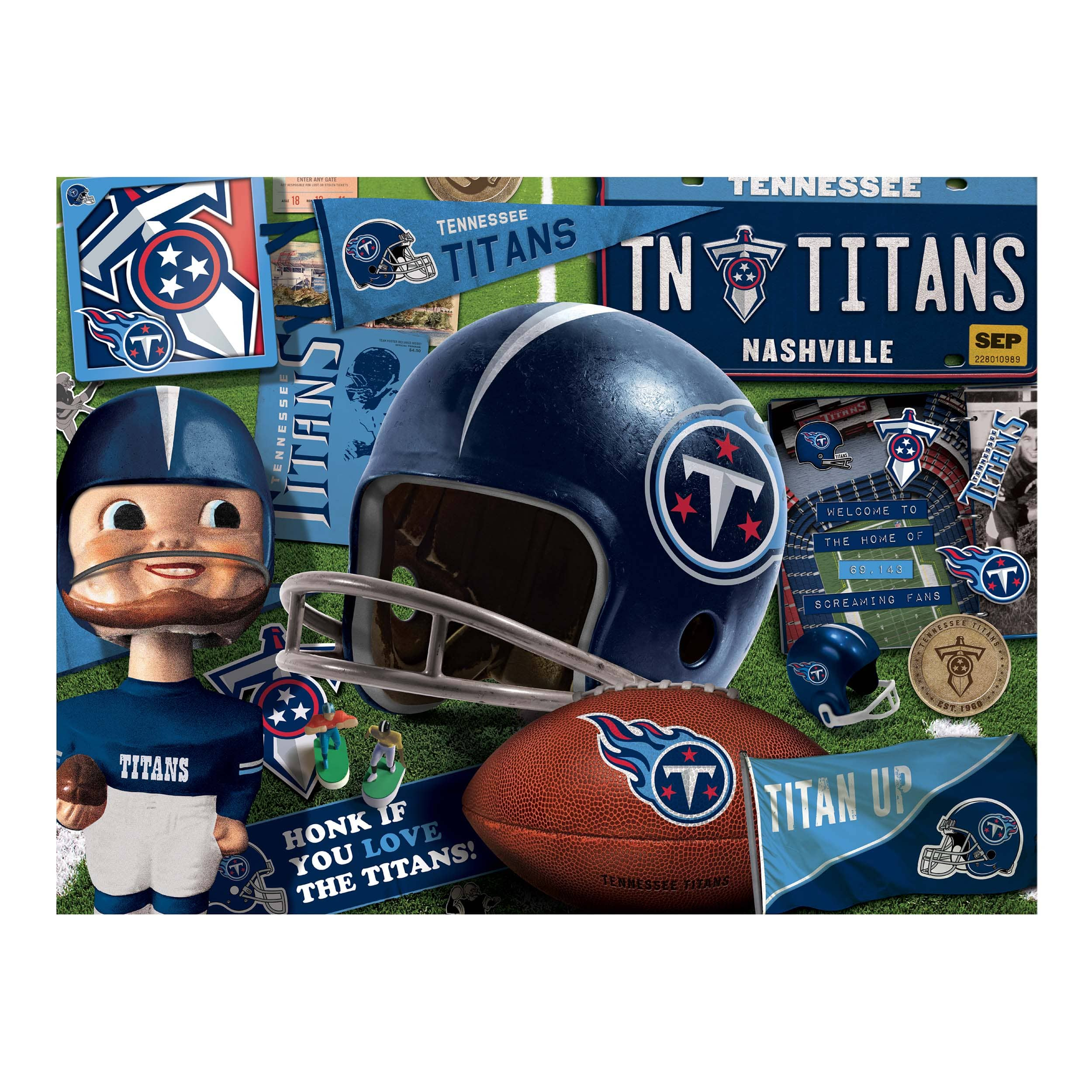 NFL Retro Series 500 Piece Puzzle