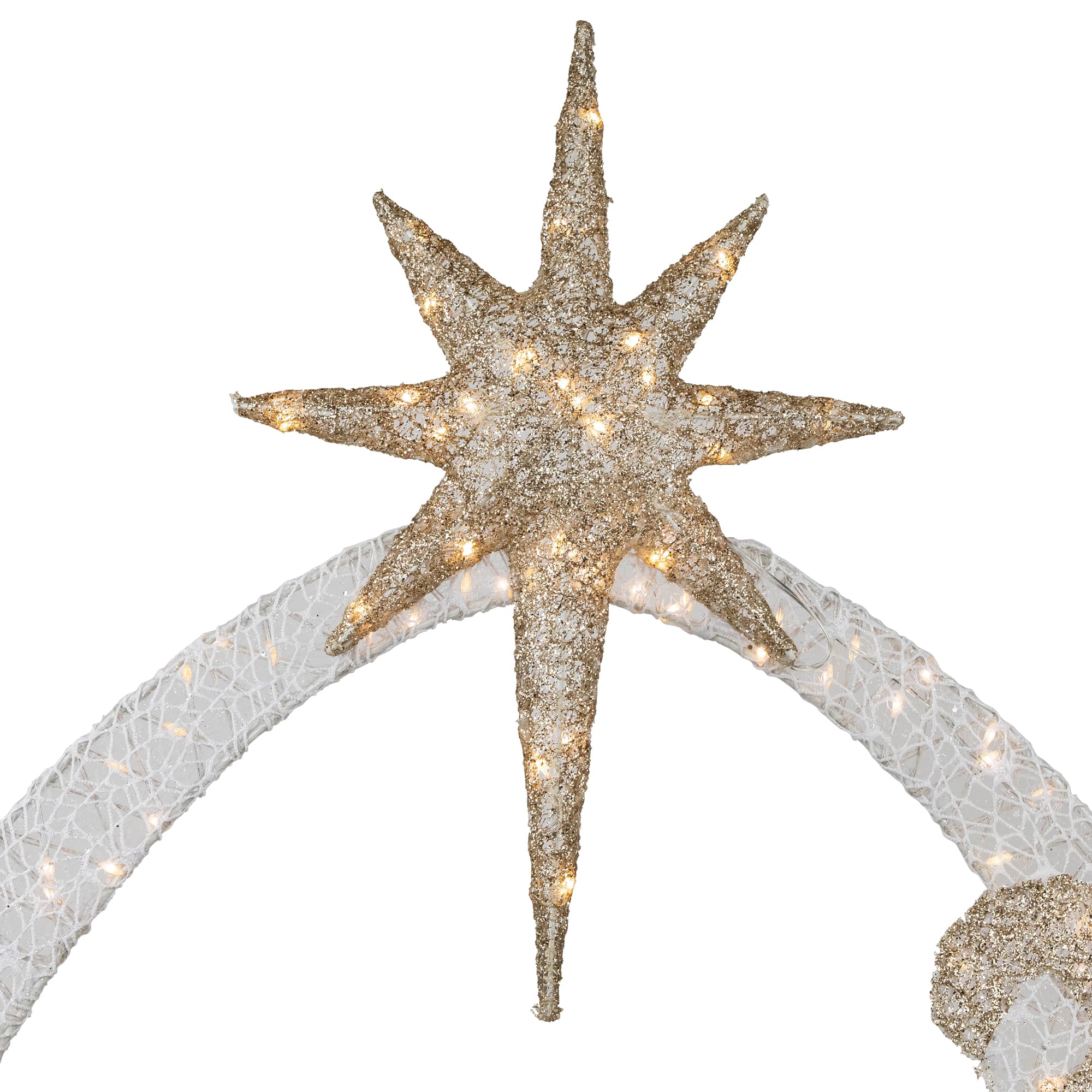 7ft. LED Lighted Holy Family Nativity Scene Outdoor Christmas Decoration