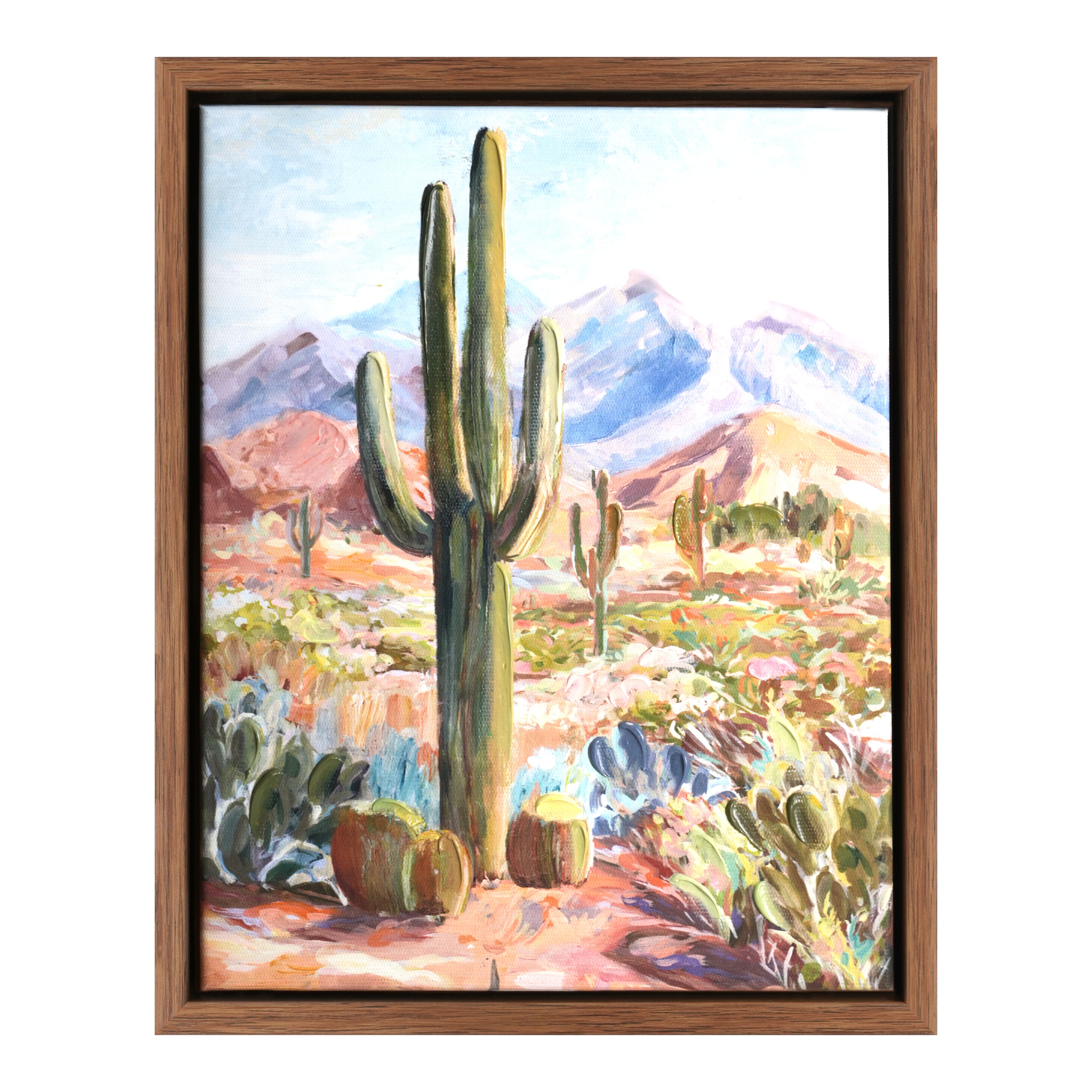 10&#x22; Cactus Canvas Wall Art by Ashland&#xAE;