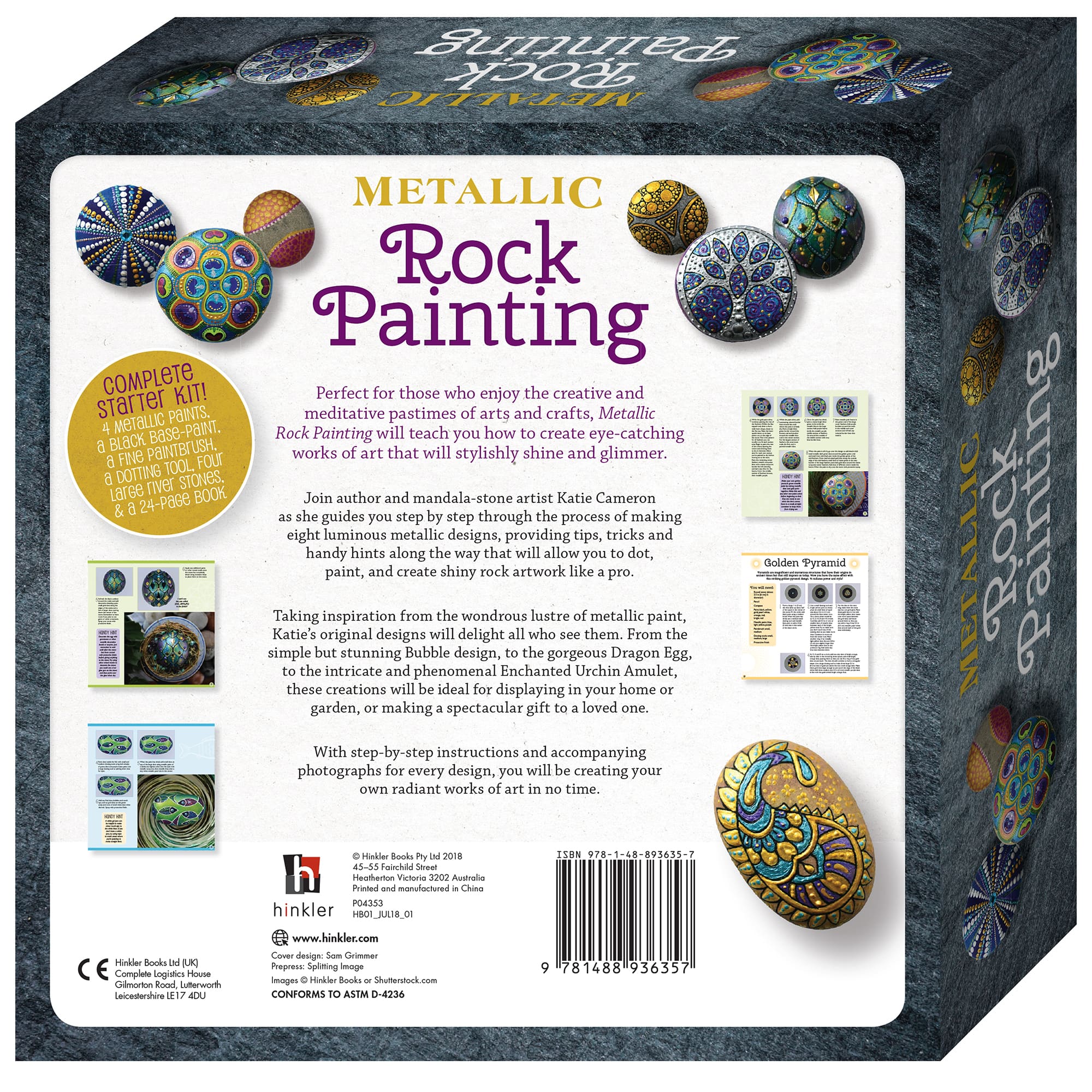 Mandala Rock Art Mini Kit by Hinkler Books, Other Format