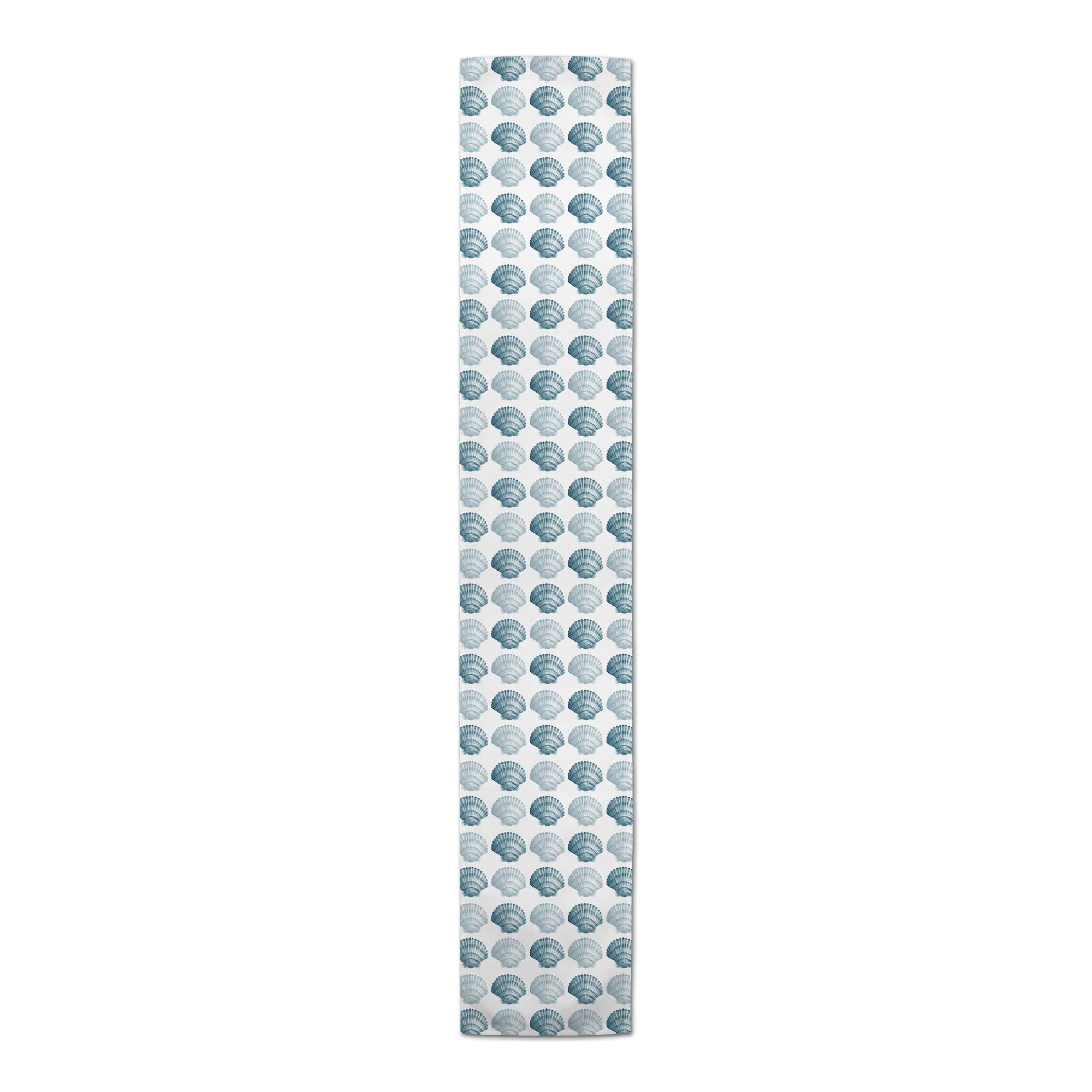 Blue Seashells Twill Table Runner