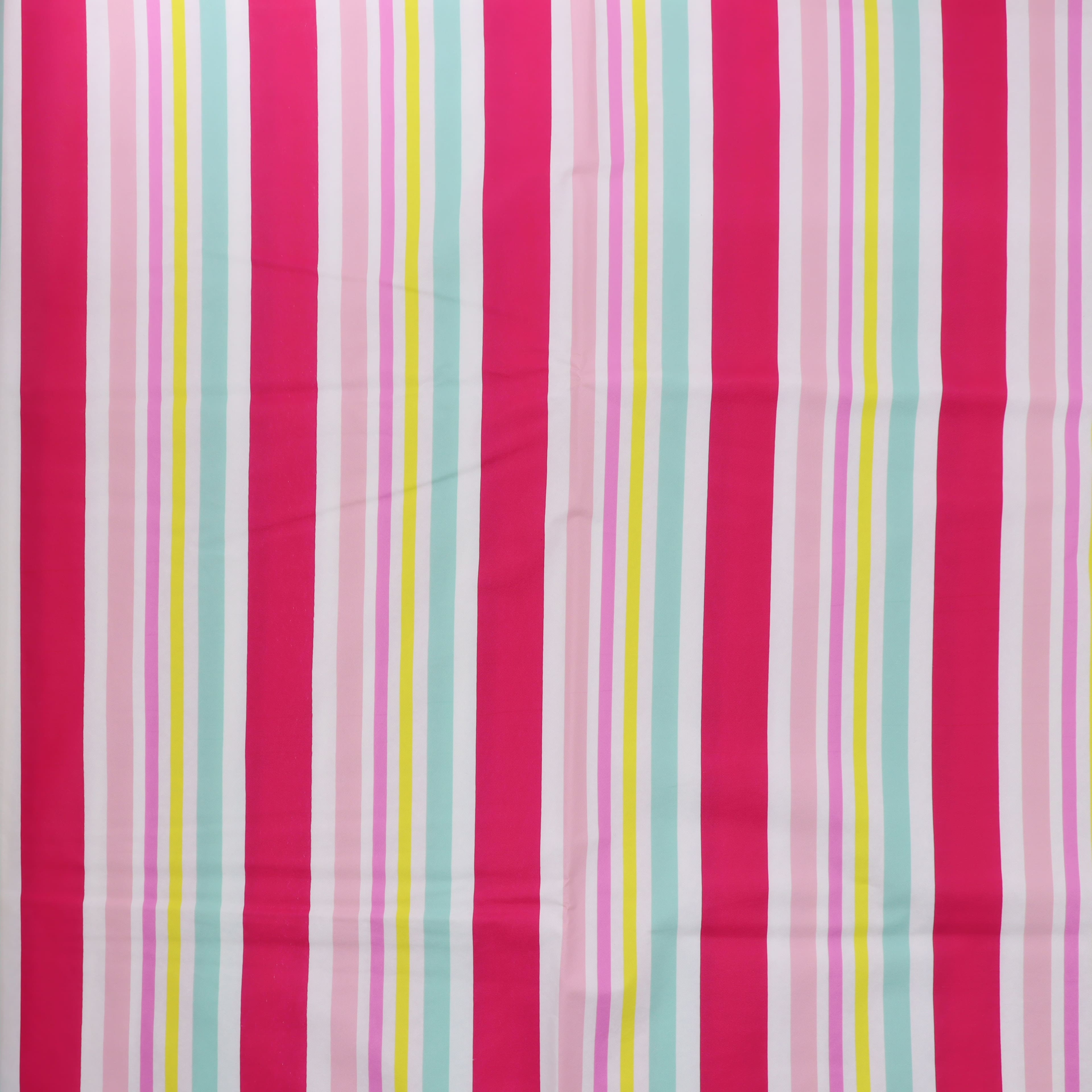 70&#x22; Pink Multi Stripes Vinyl Table Cover by Ashland&#xAE;