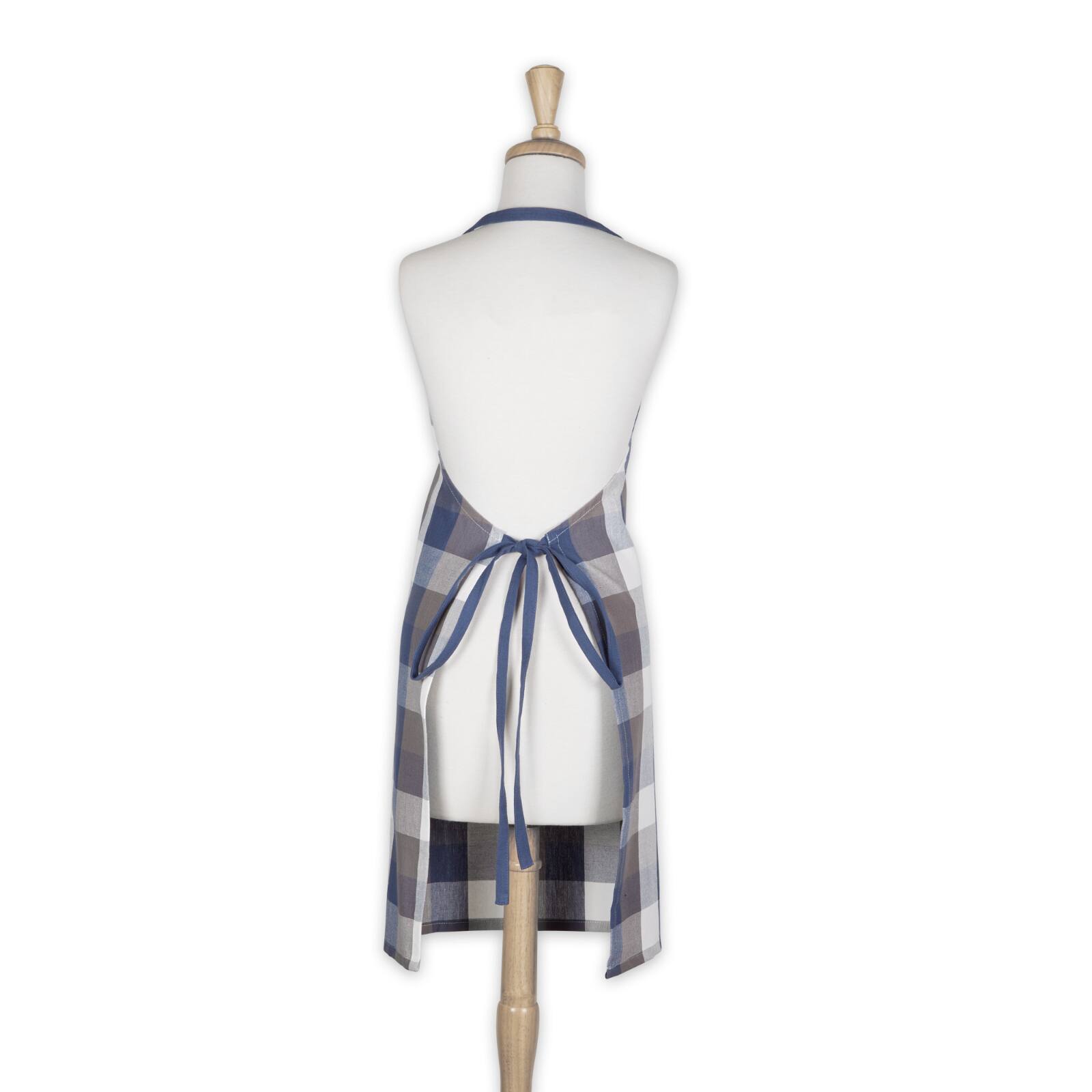 DII&#xAE; Tri Color Check Chef Apron