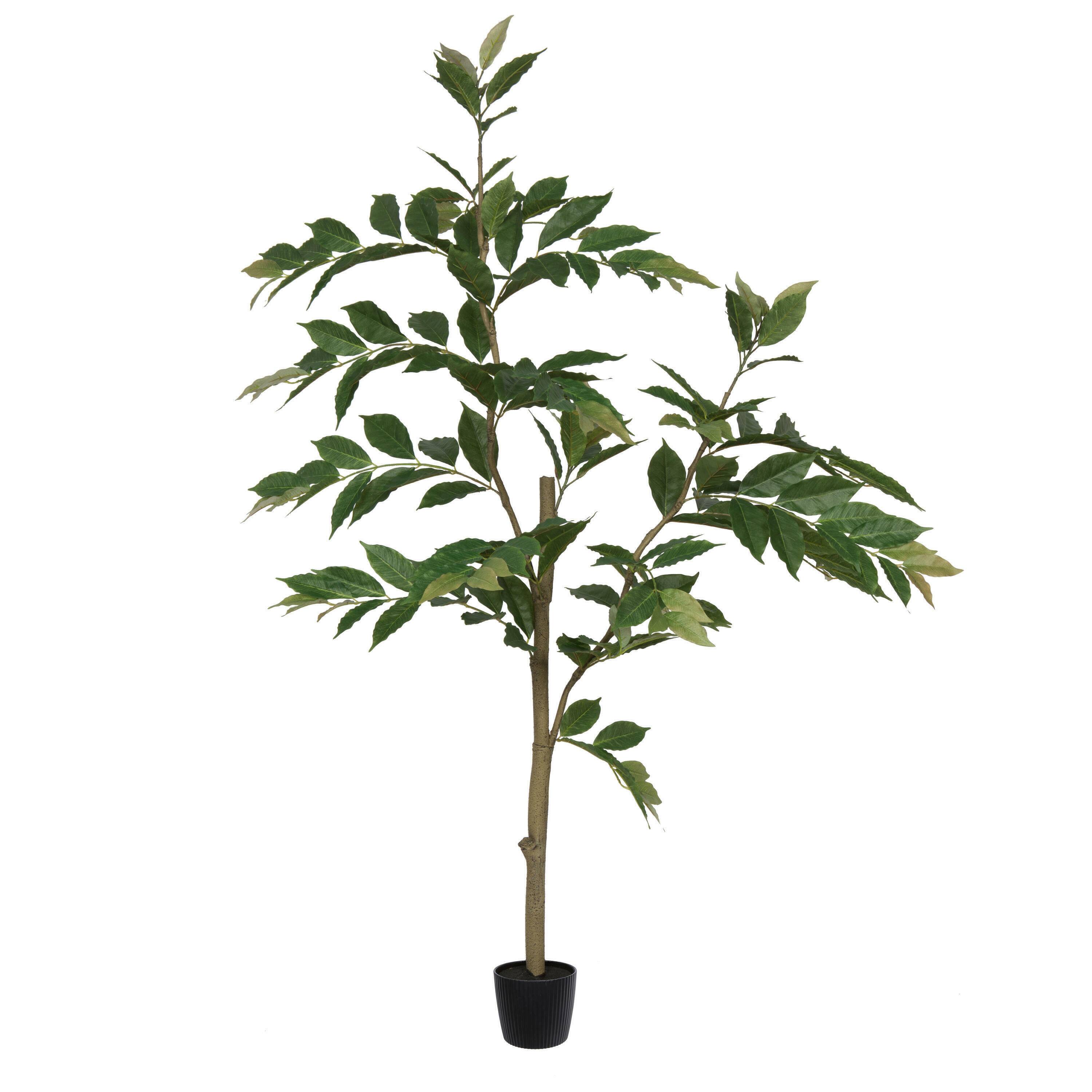 5ft. Potted Artificial Green Nandina Tree