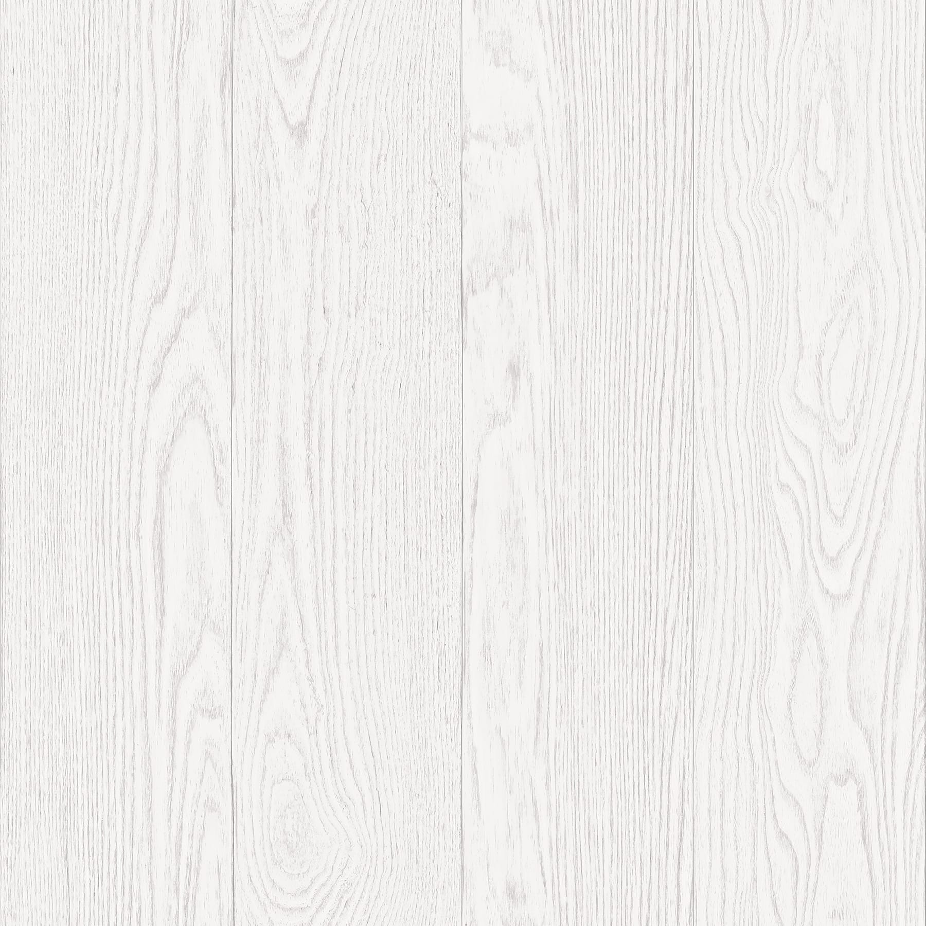 InHome Timber White Peel & Stick Wallpaper