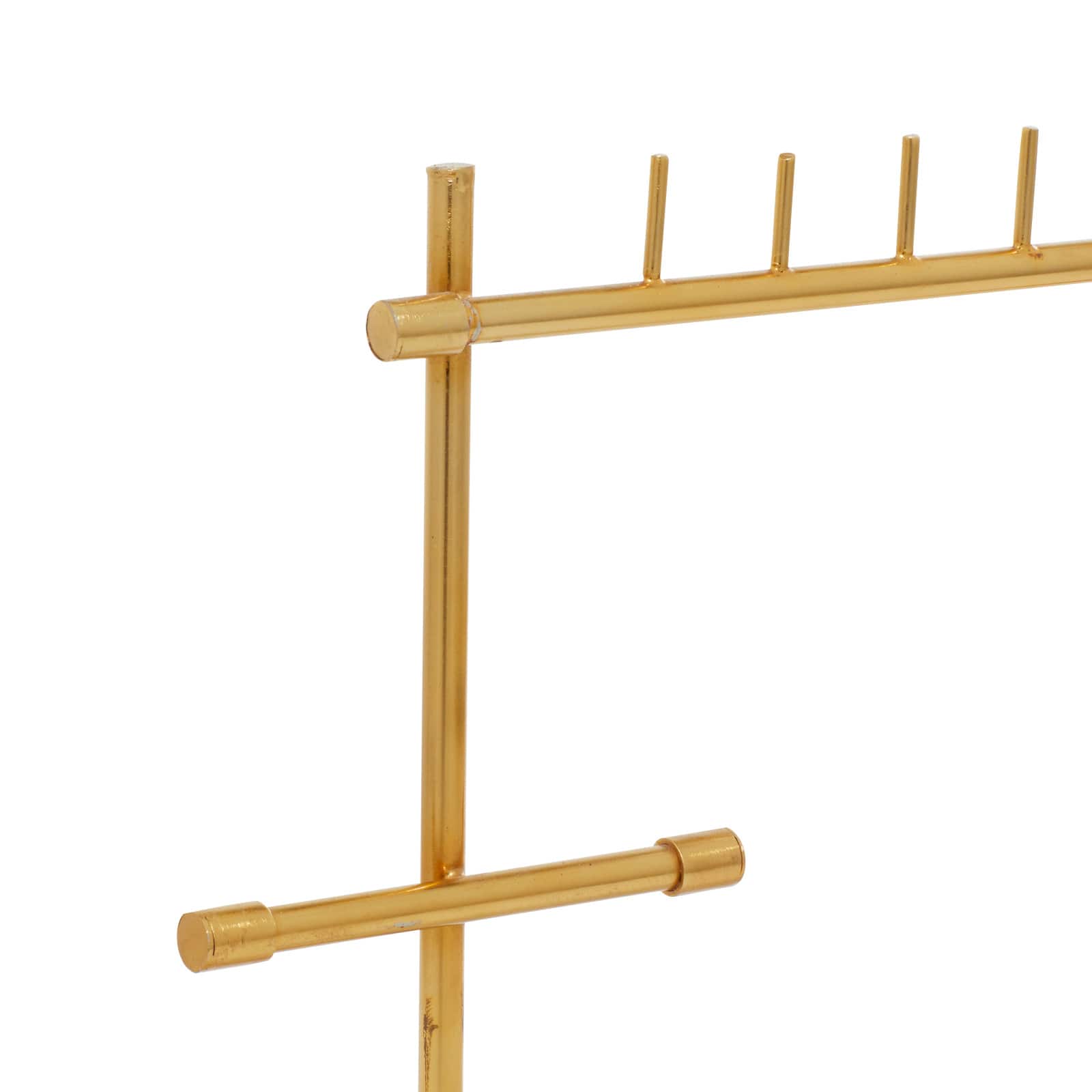 Gold Marble Modern Jewelry Stand, 13&#x22; x 12&#x22; x 4&#x22;
