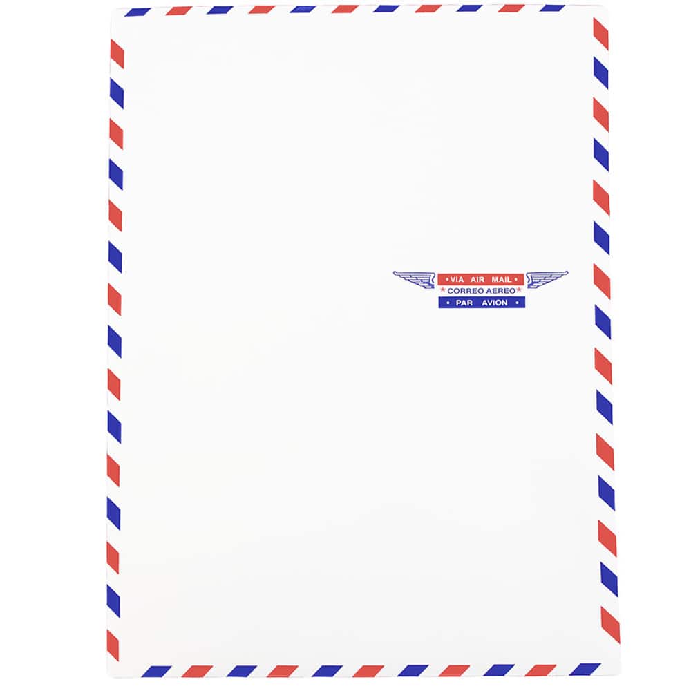 JAM Paper 9&#x22; x 12&#x22; White Airmail Envelopes