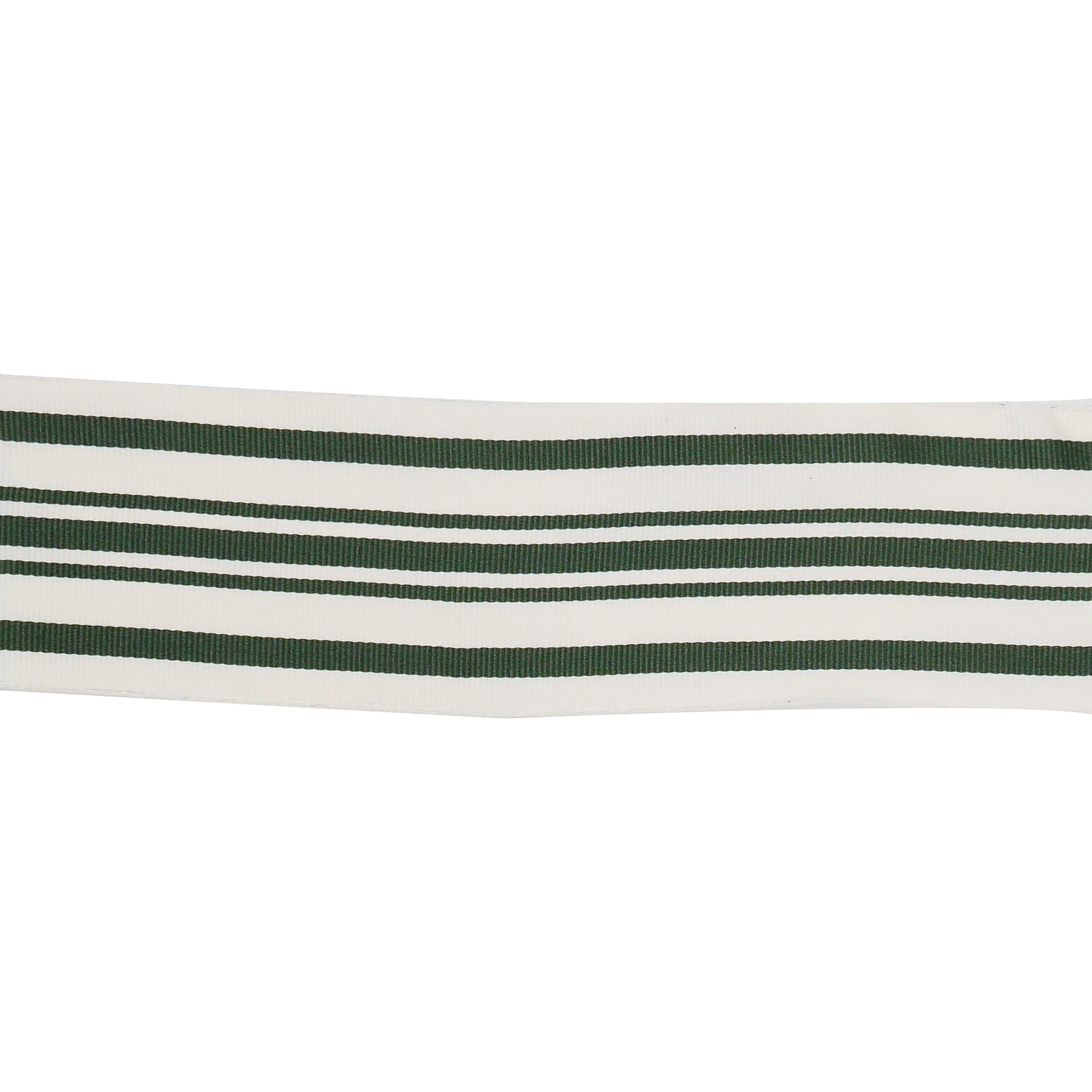 2.5&#x22; x 80ft. Green Stripes Wired Jumbo Ribbon by Celebrate It&#xAE;