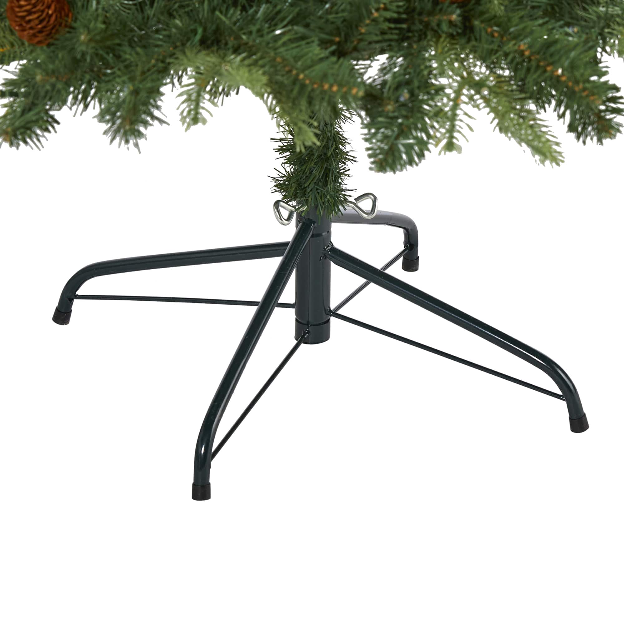 6ft. Pre-Lit Wellington Spruce Artificial Christmas Tree, Clear LED Lights