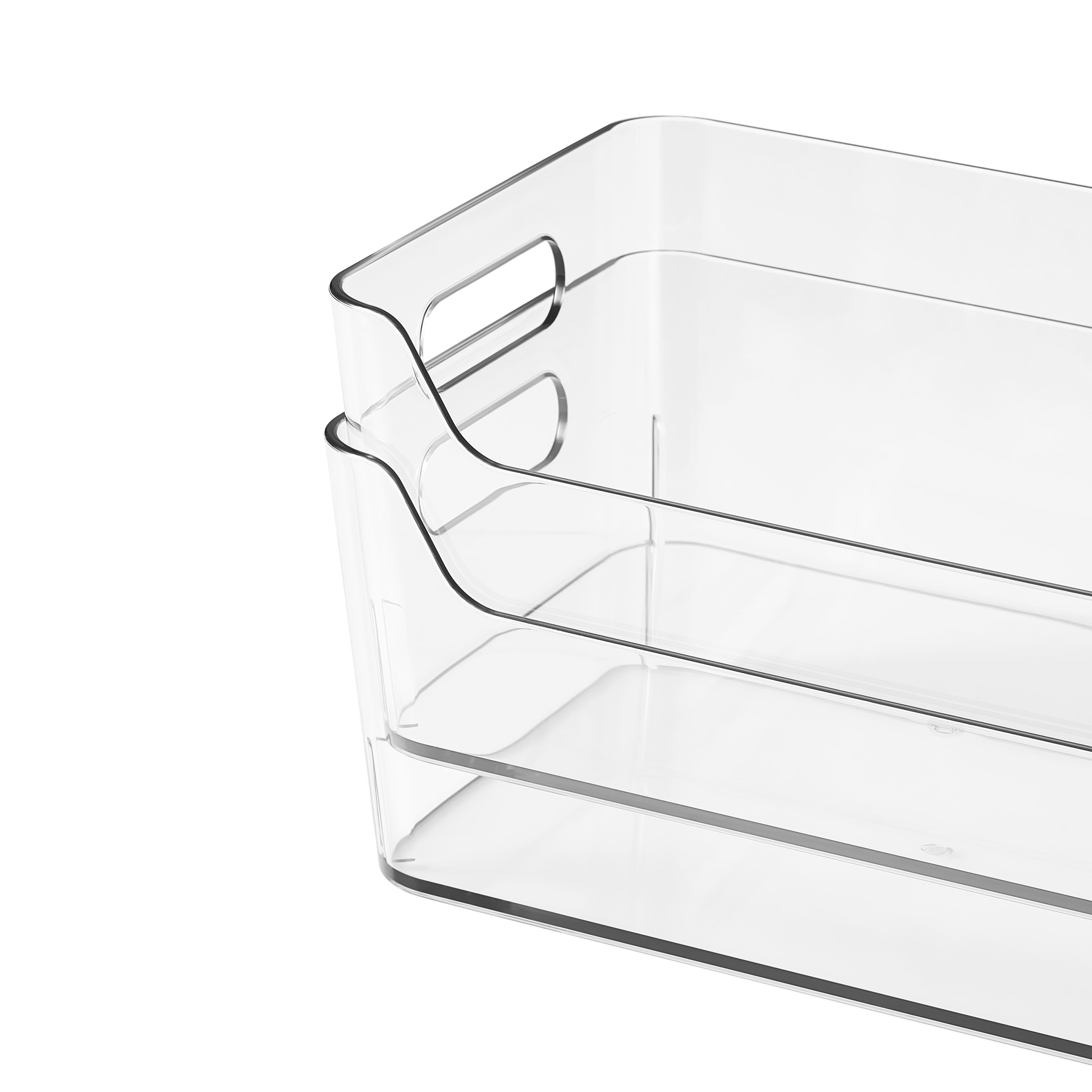 Small Clear Open Storage Bin by Simply Tidy&#x2122;