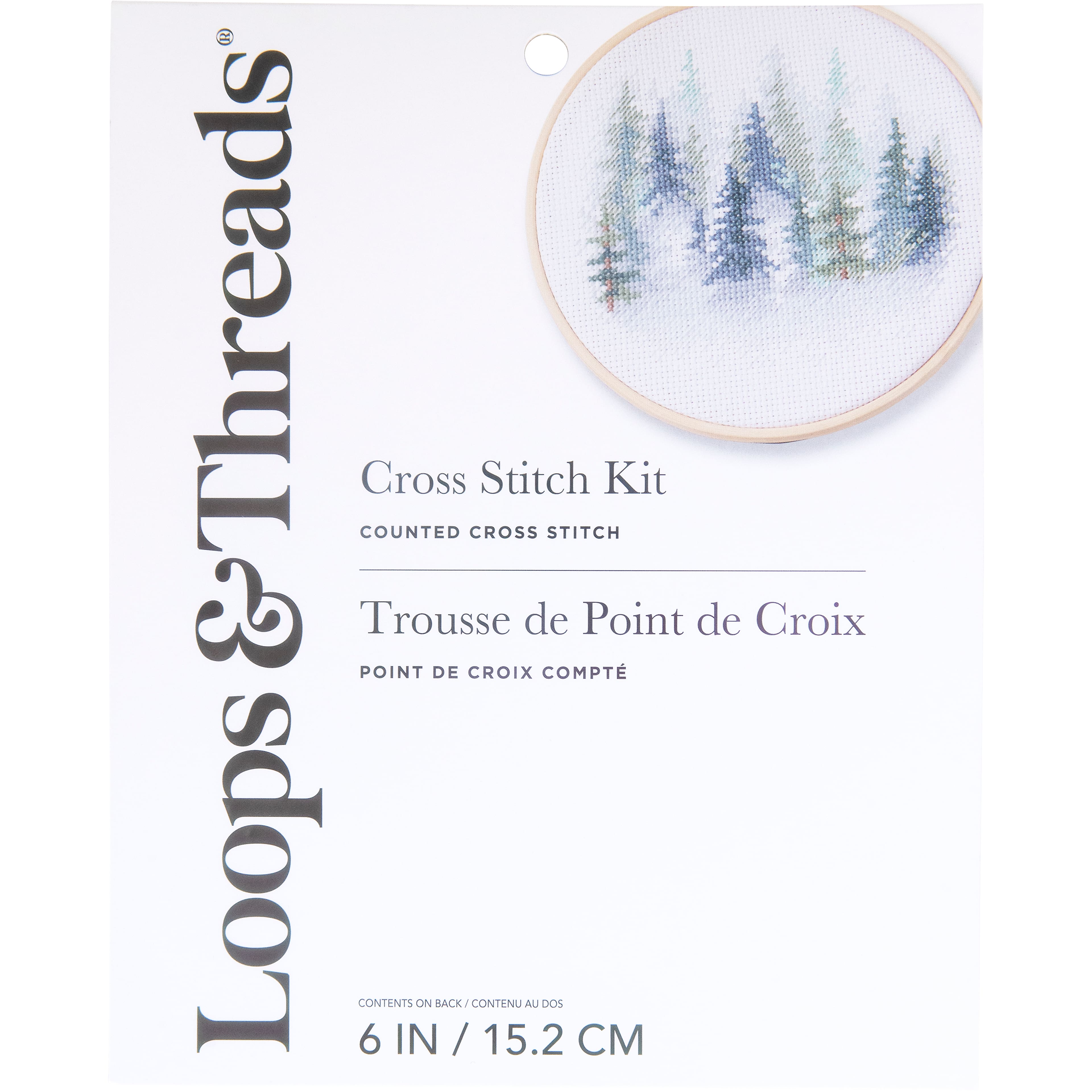 Trees Counted Cross Stitch Kit by Loops &#x26; Threads&#xAE;