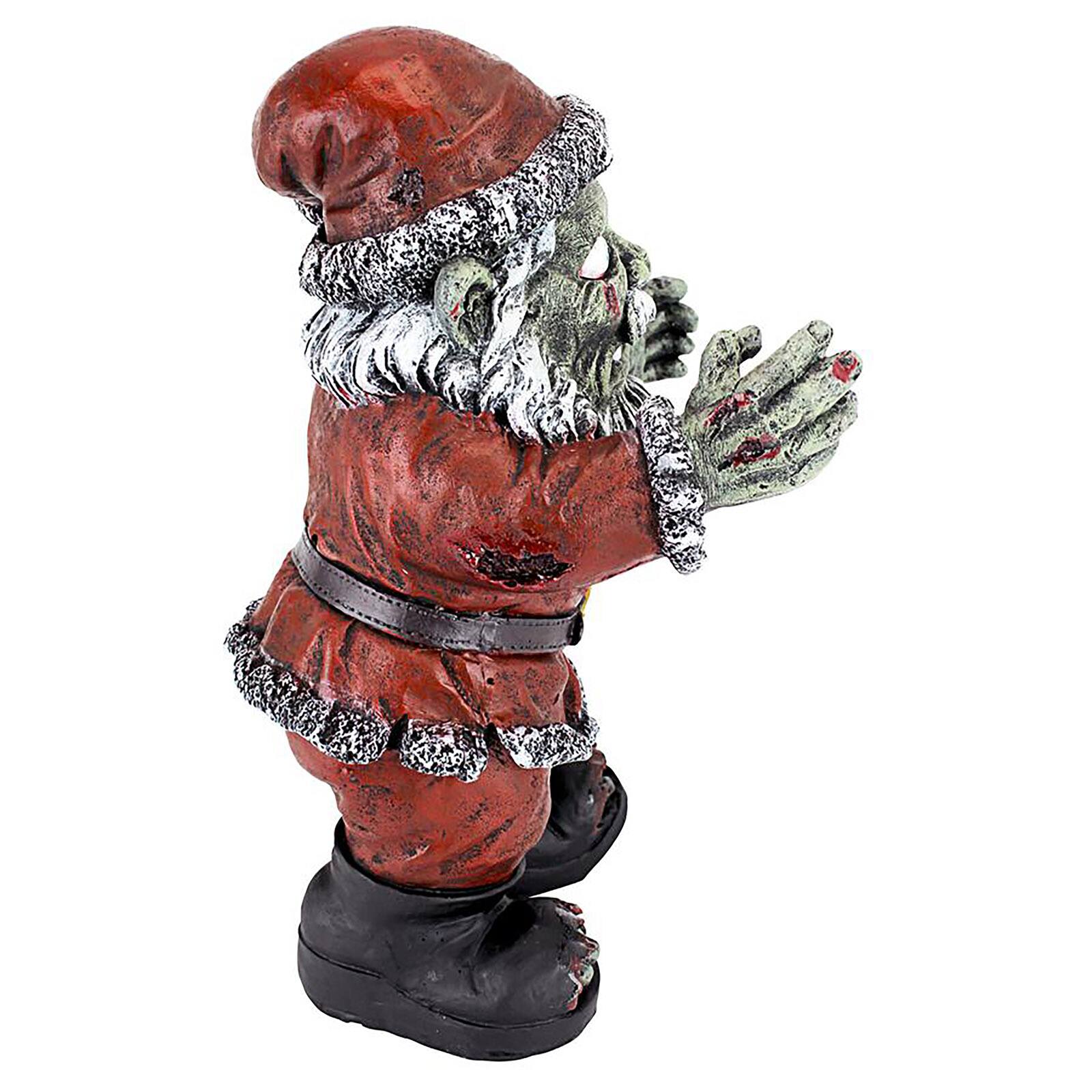 Design Toscano 13" Zombie Claus Holiday Statue