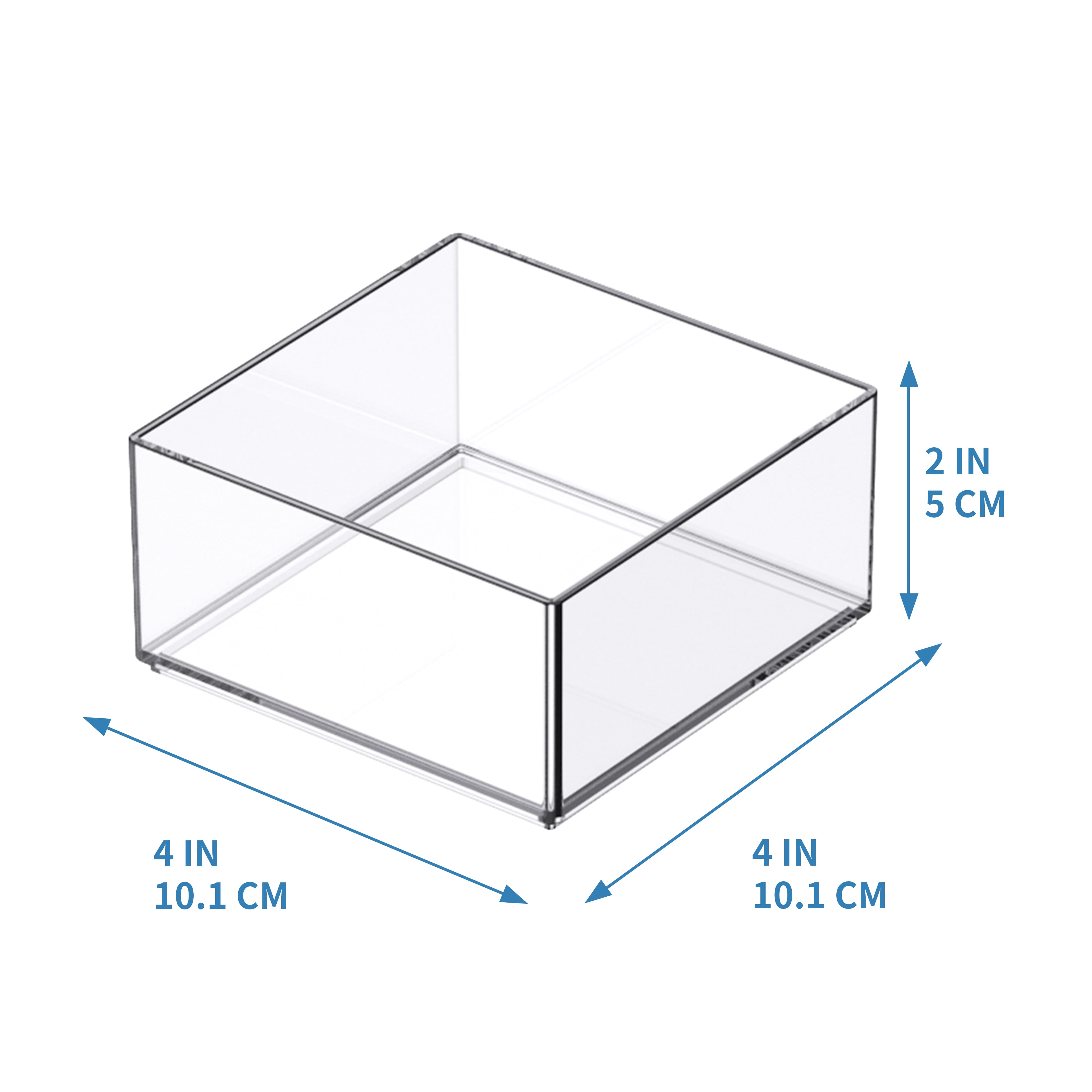 4" x 4" Clear Stacking Storage Tray by Simply Tidy™