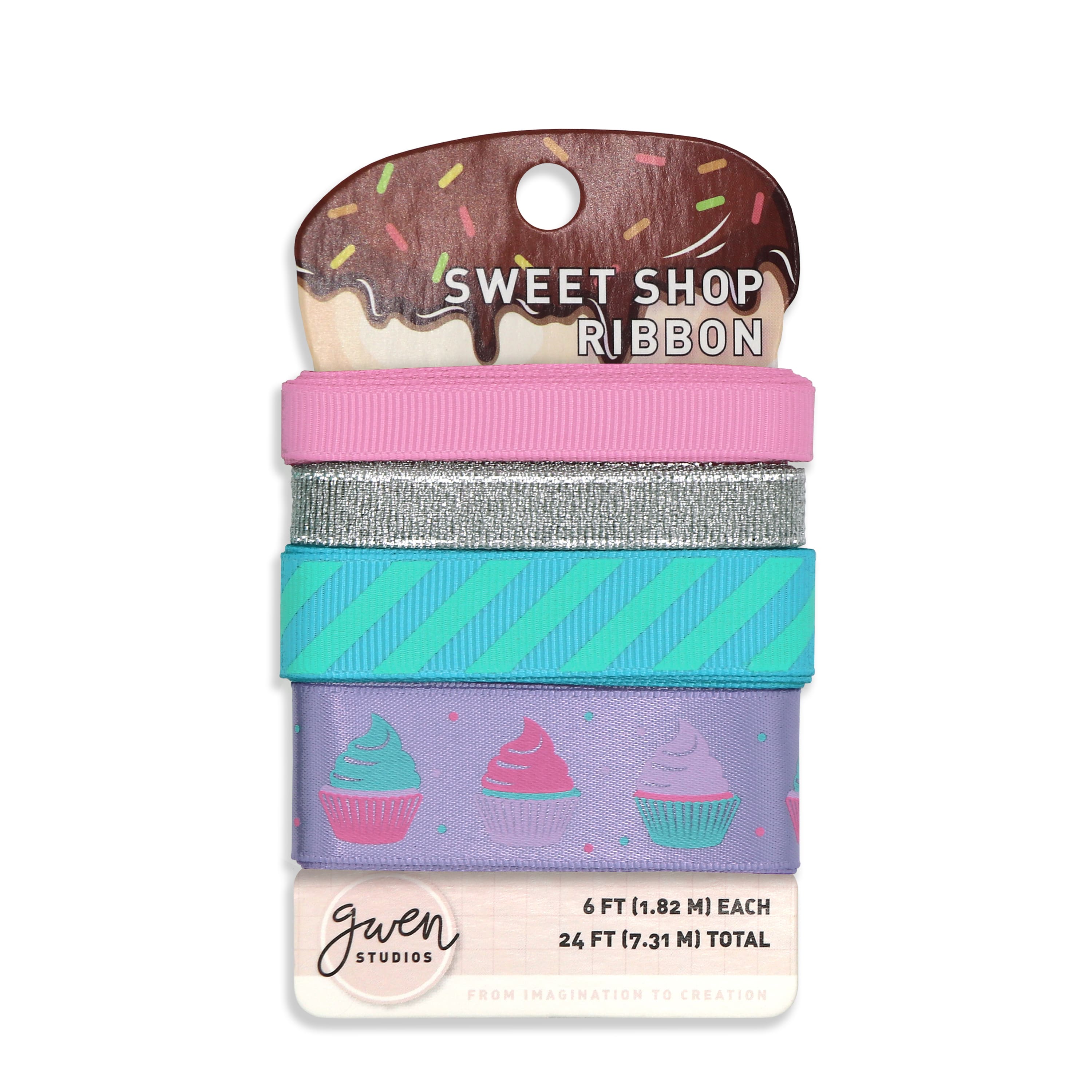 Gwen Studios Cupcakes Printed Ribbon Pack