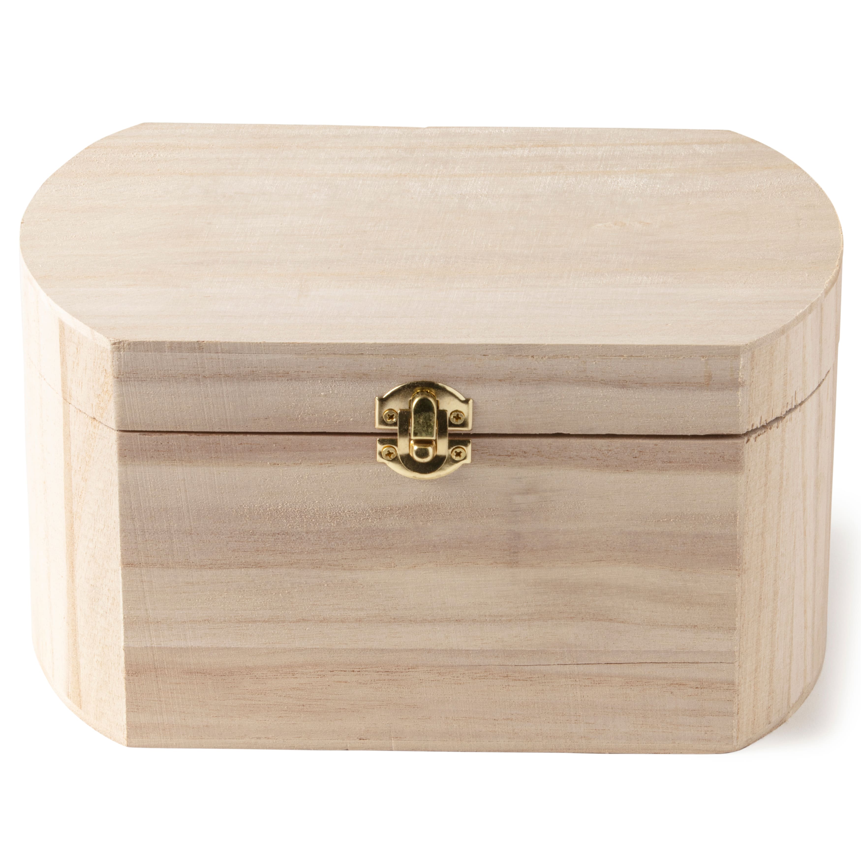 6 Pack: 9.5" Wood Oval Box by Make Market®