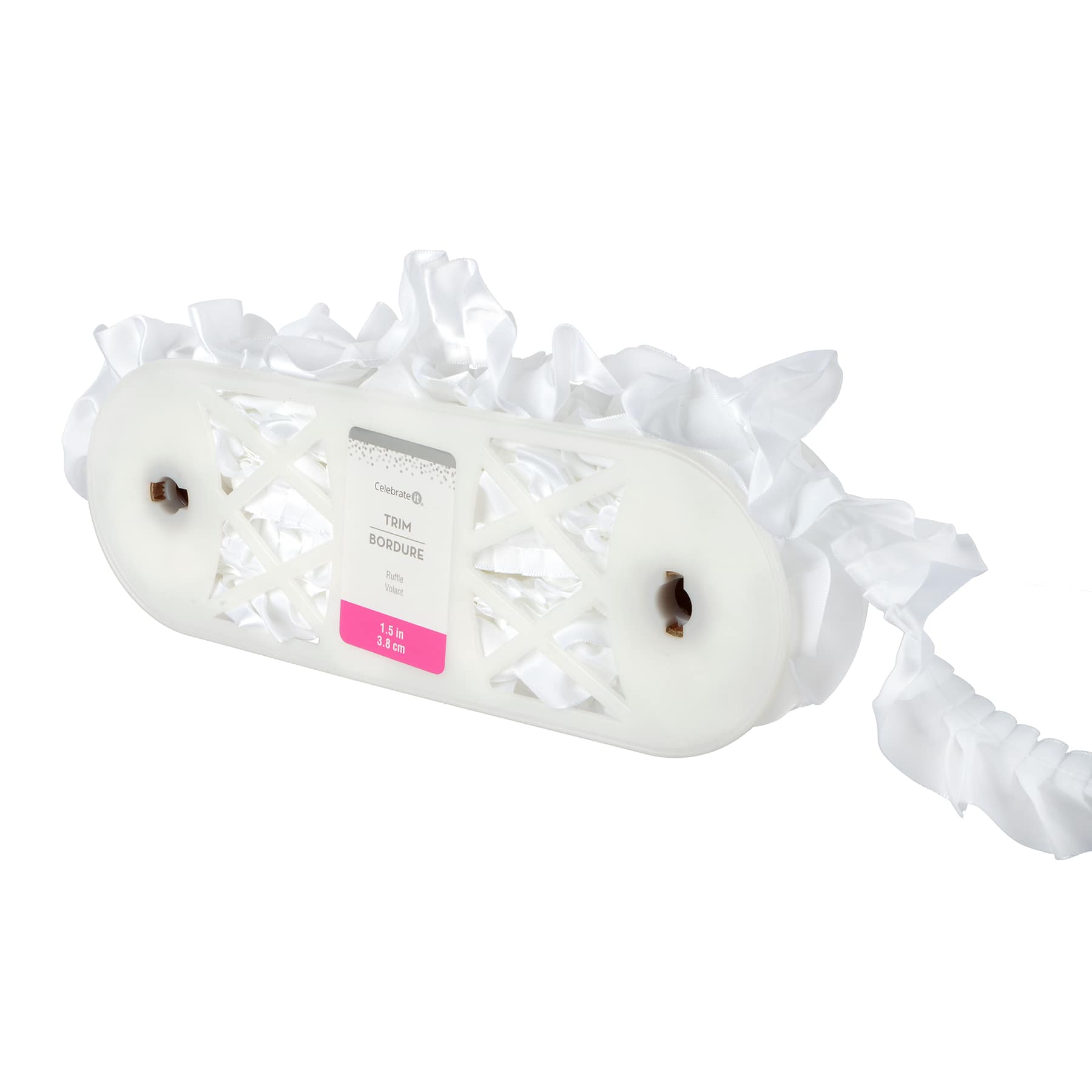 1.5&#x22; Satin Ruffle Trim by Celebrate It&#xAE;