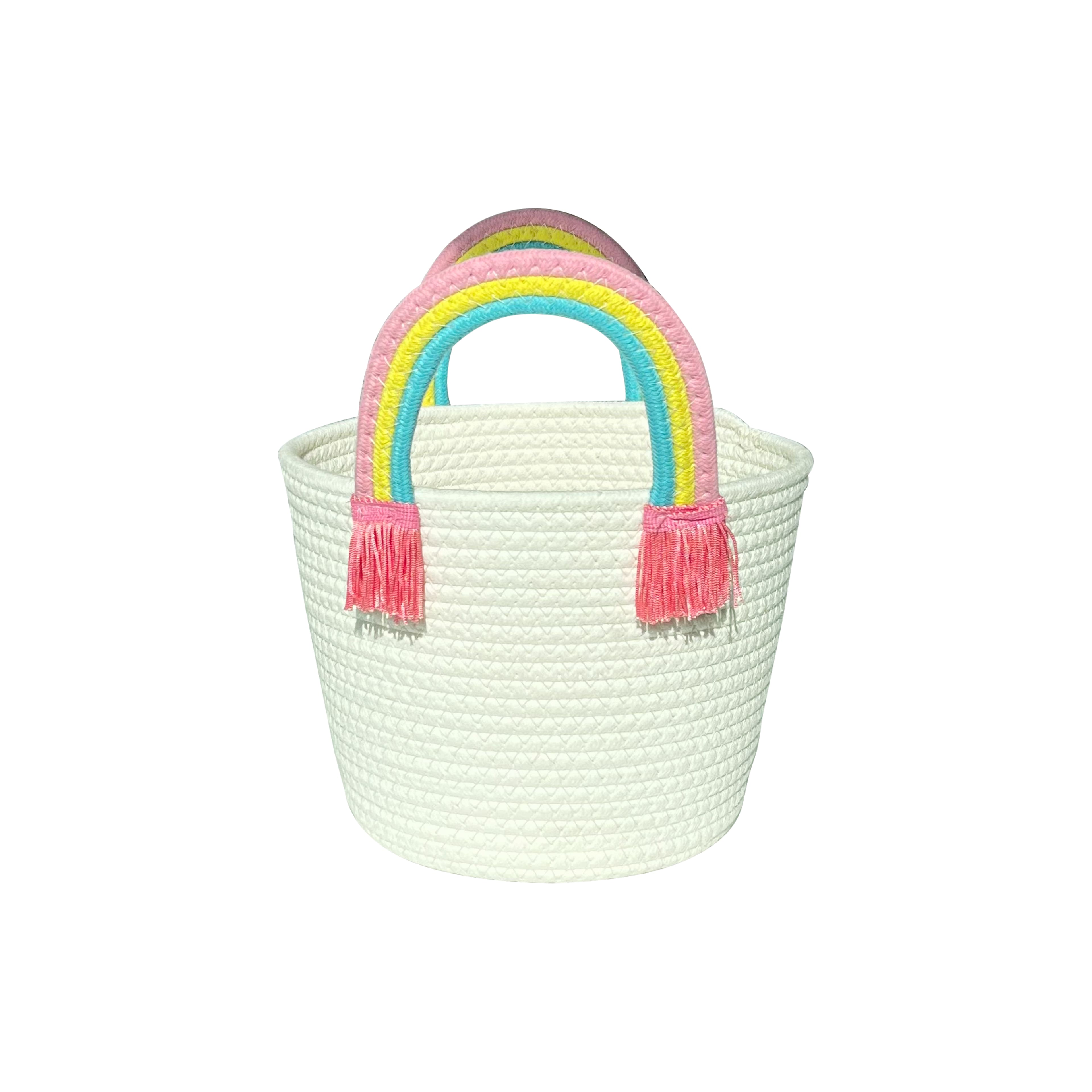 11.5&#x22; Rainbow Rope Basket by Creatology&#x2122;