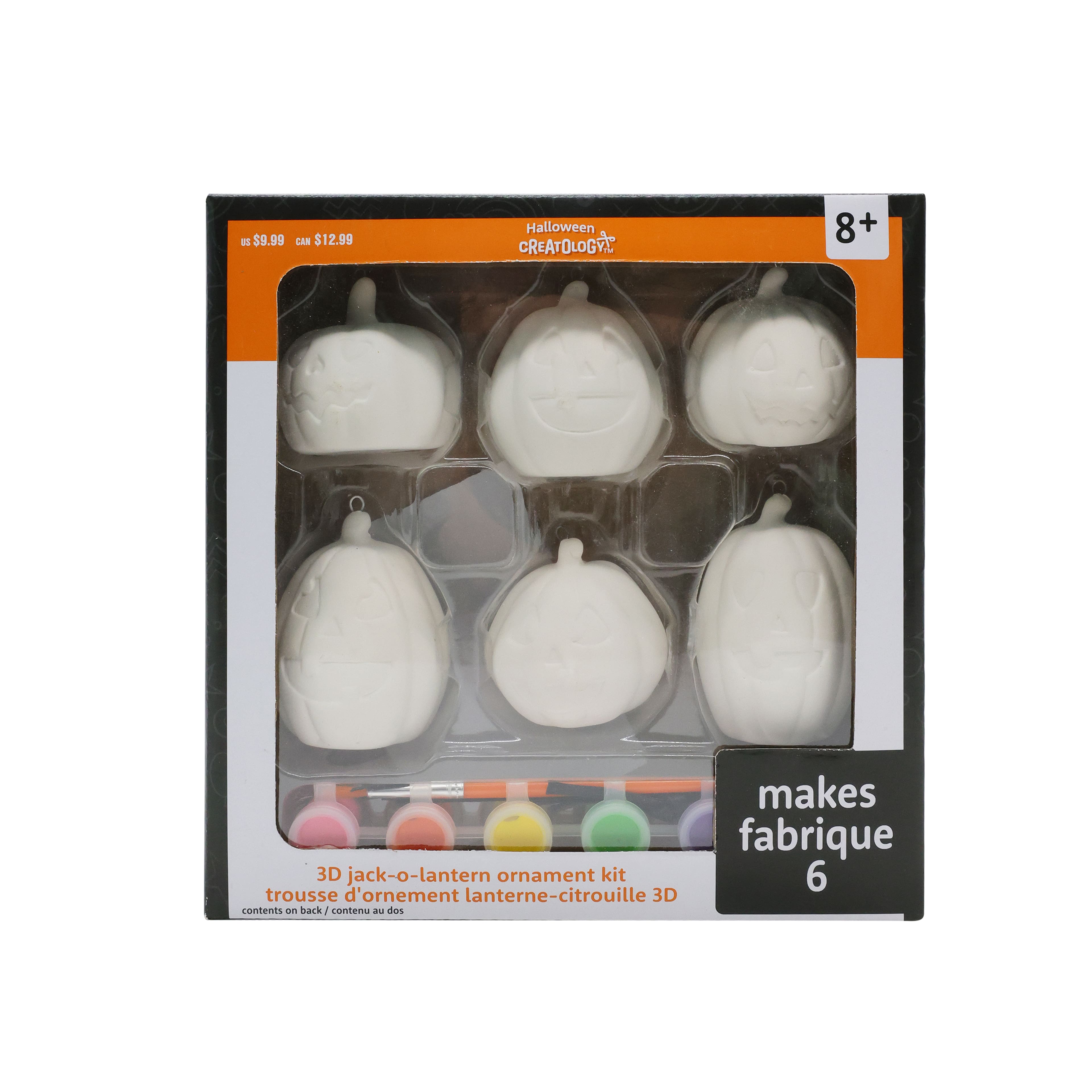 3D Jack-O'-Lantern Ornament Kit by Creatology™