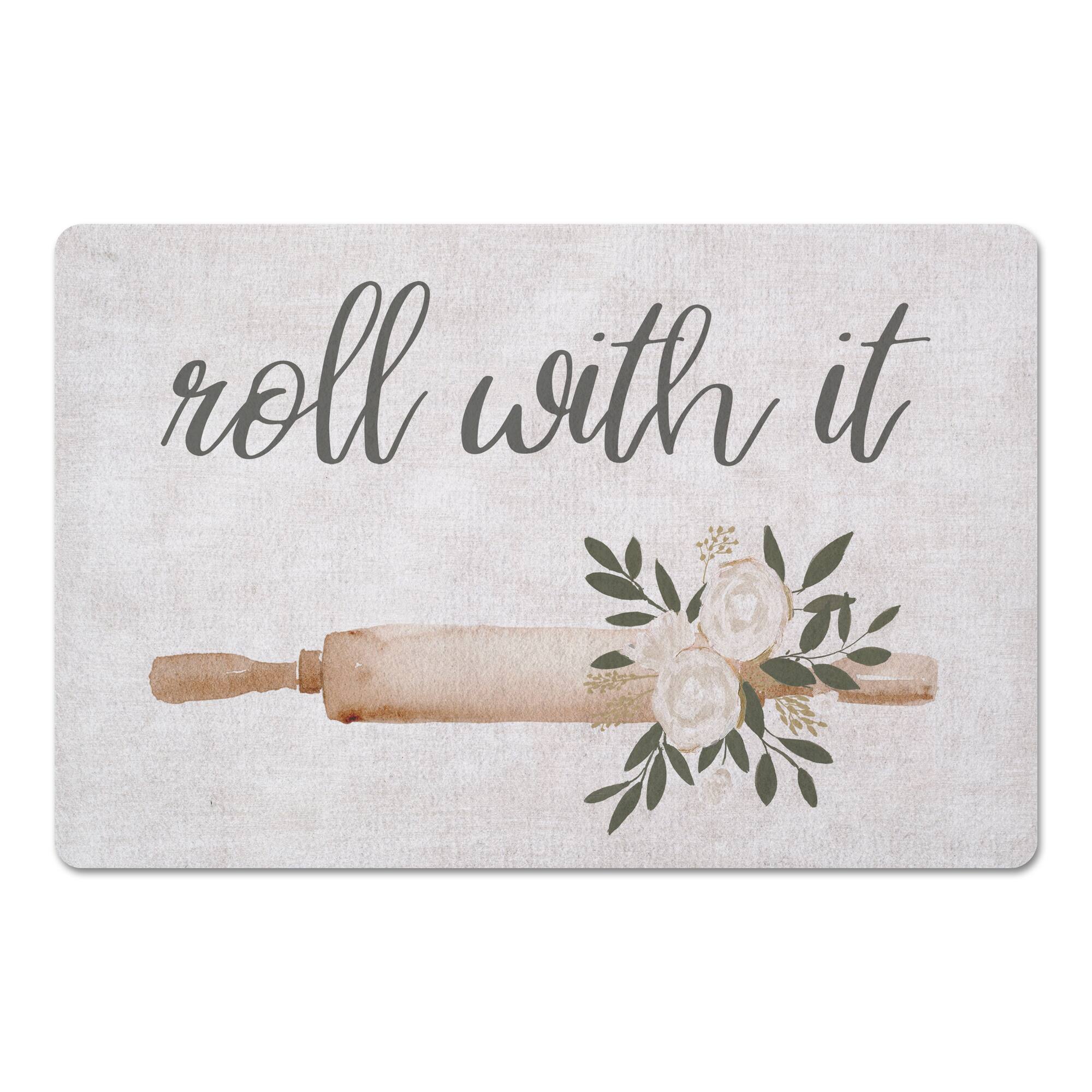 Roll with It 27" x 18" Floor Mat