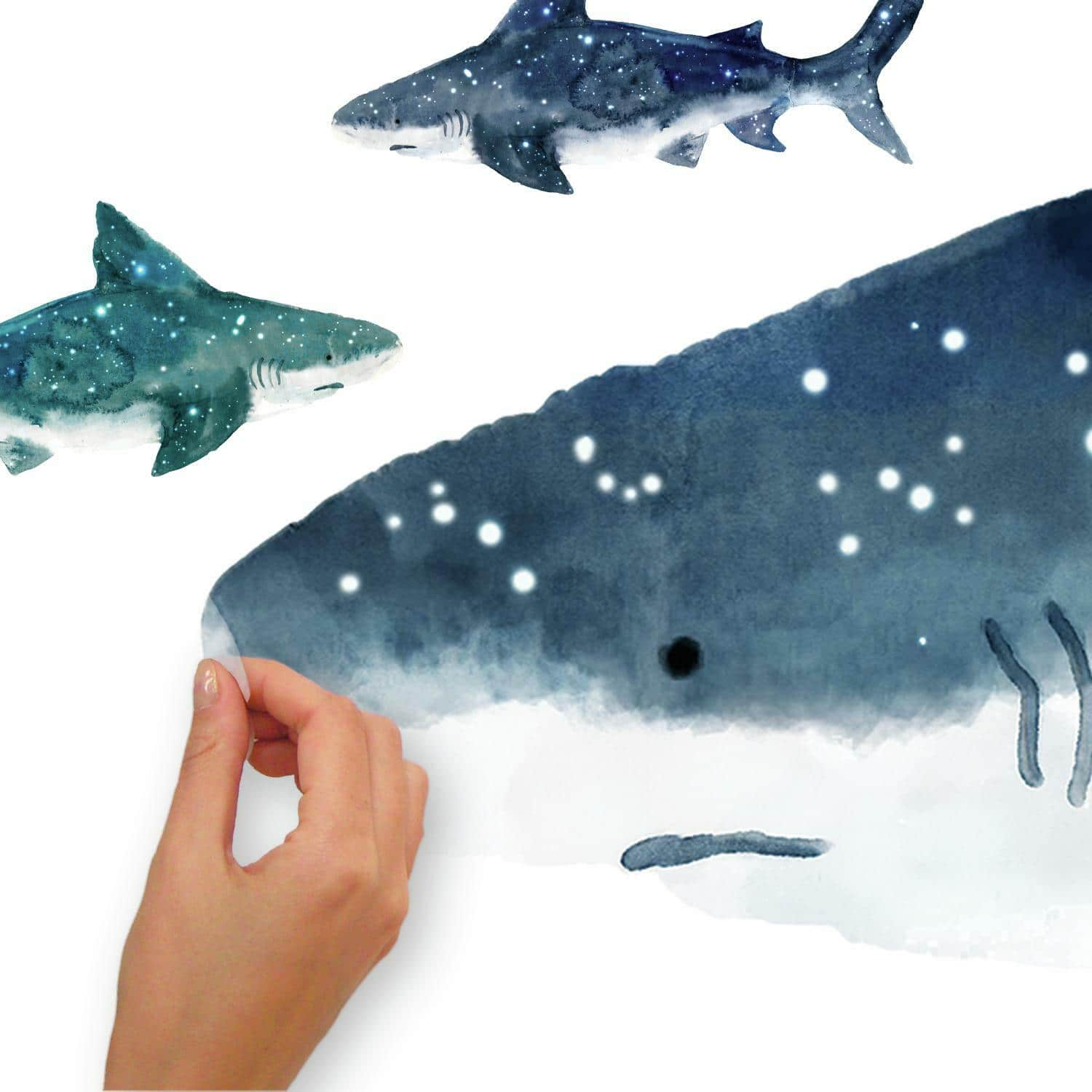 RoomMates Shark Peel &#x26; Stick Giant Wall Decals