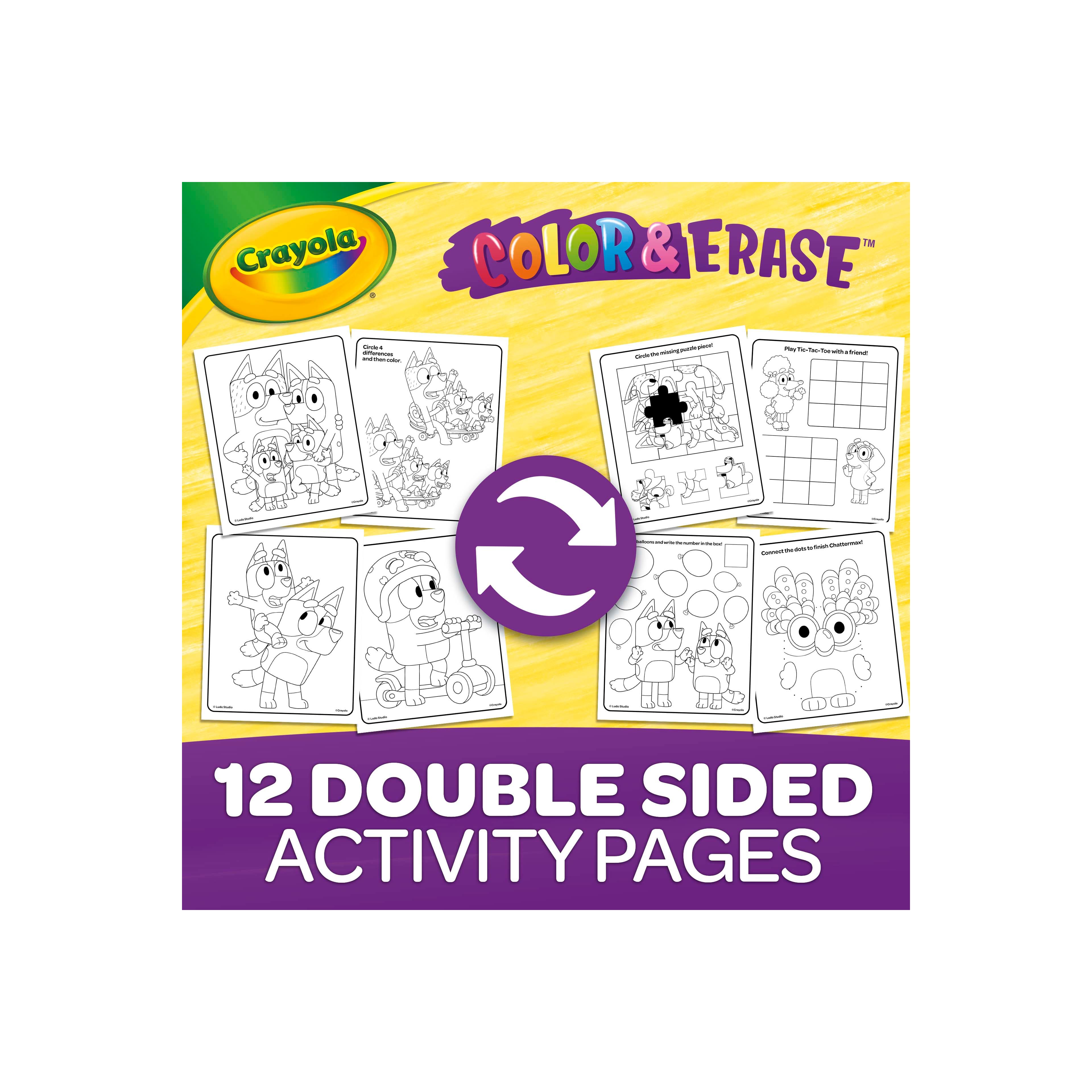 Crayola&#xAE; Color &#x26; Erase&#x2122; Bluey Activity Pad