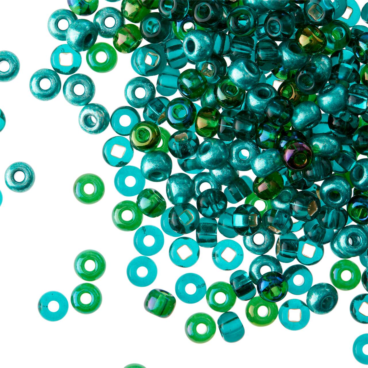Size 6/0 Czech Glass Seed Beads - 10 Bags Assorted Colors For Jewelry Making & Crafts