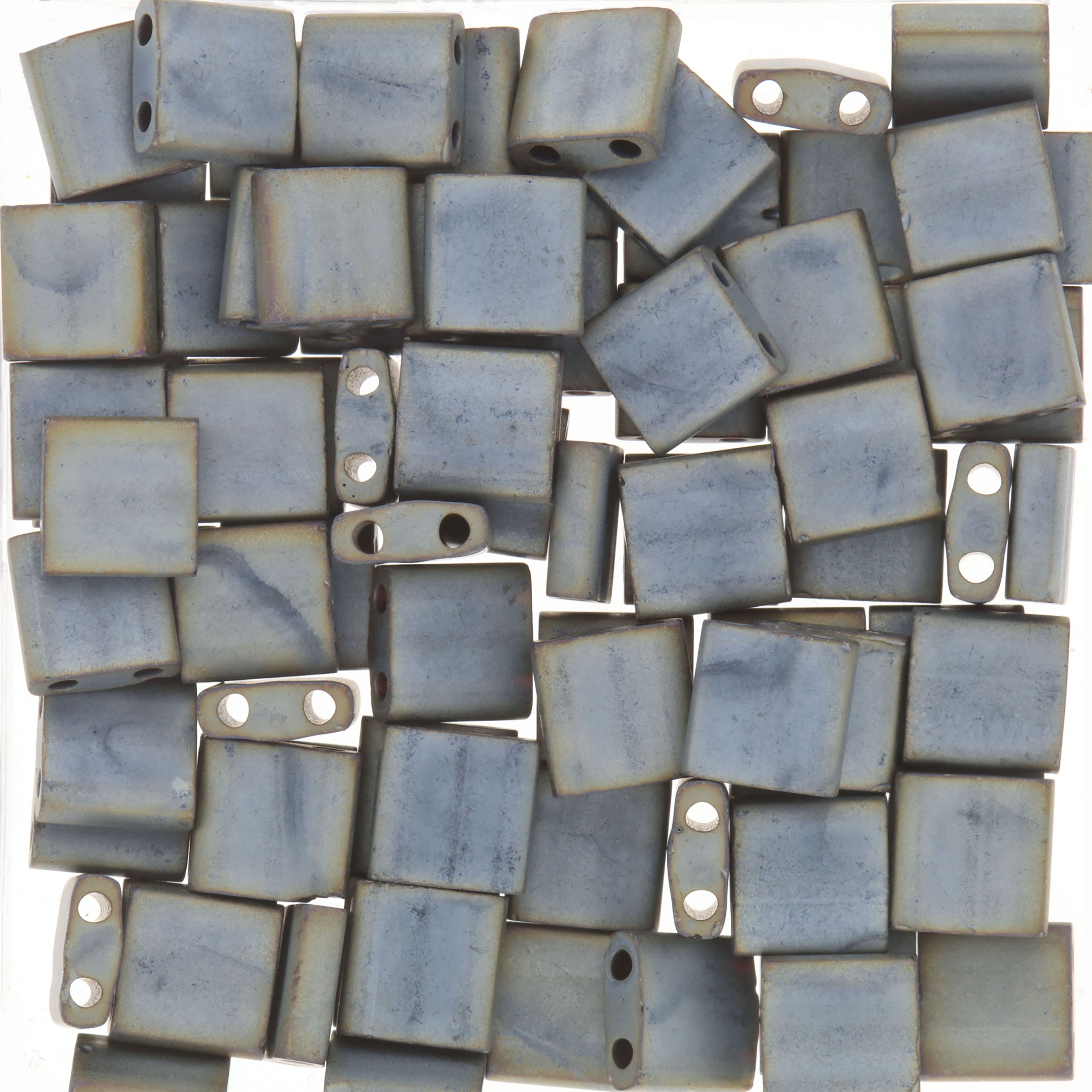 Miyuki&#xAE; Tila&#xAE; 5mm 2-Hole Square Glass Seed Beads