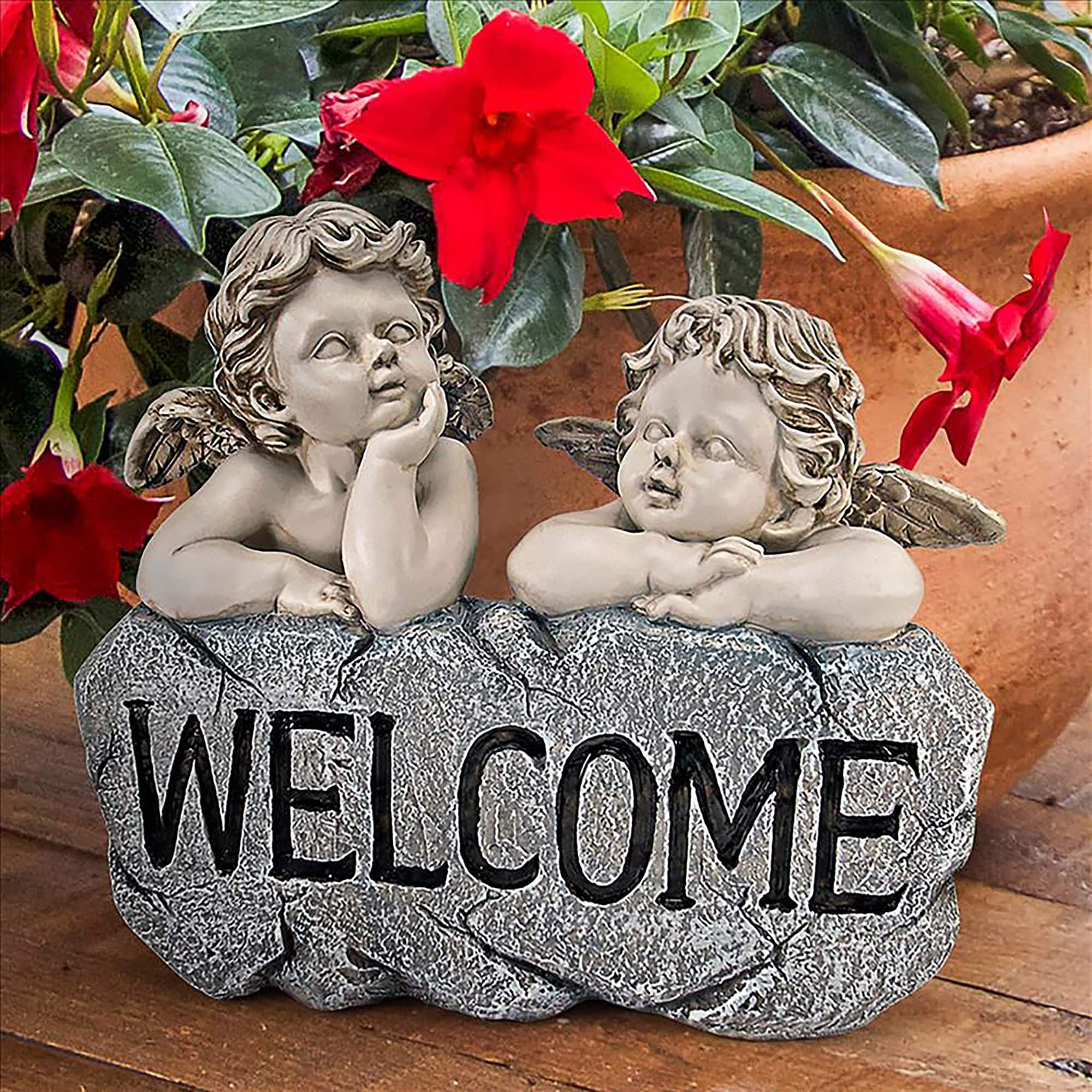 Design Toscano Raphael's Cherub Twins Welcome Statue