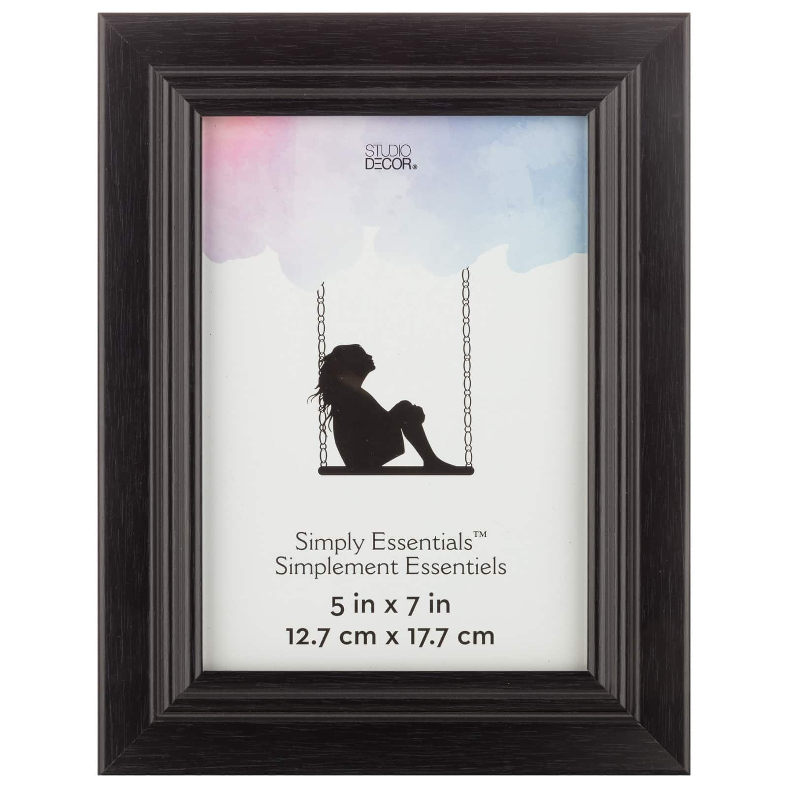 Simply Essentials&#x2122; Black Mill Valley Frame by Studio D&#xE9;cor&#xAE;