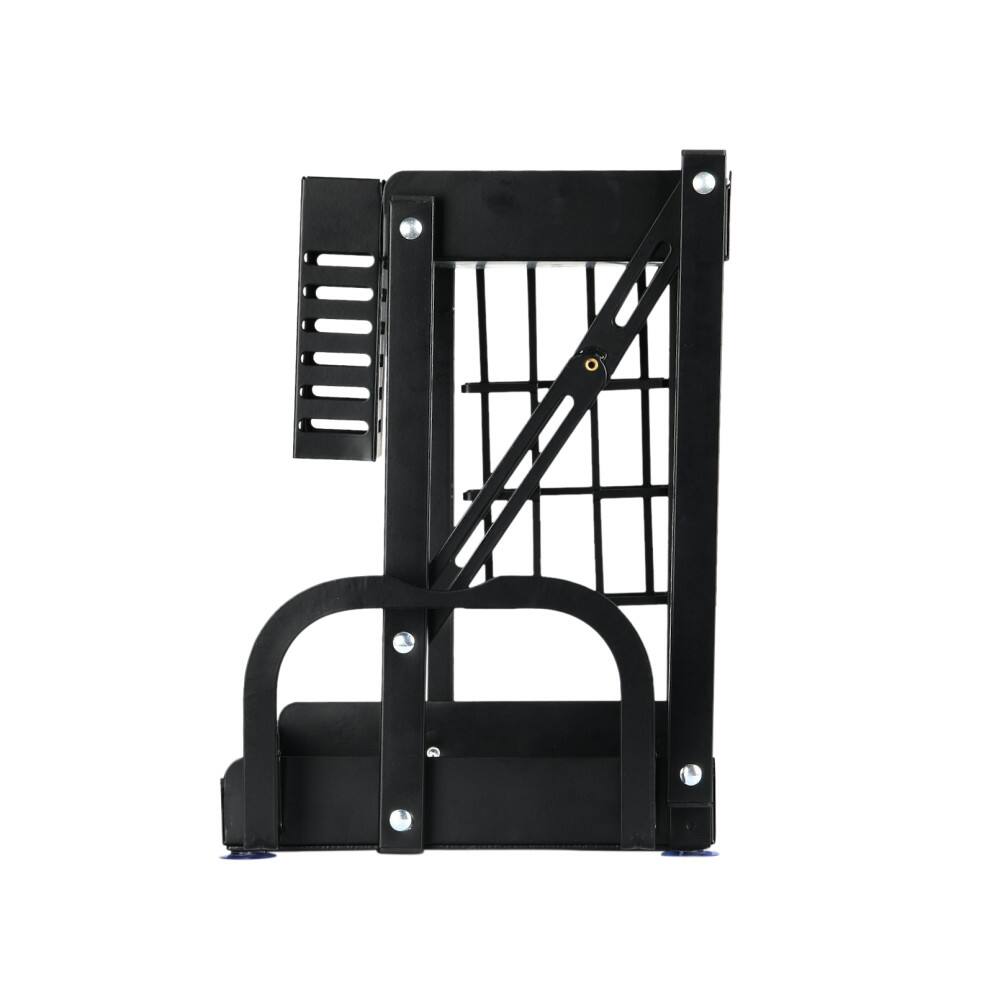 Household Essentials 12" Black Metal 2-Tier Countertop Caddy