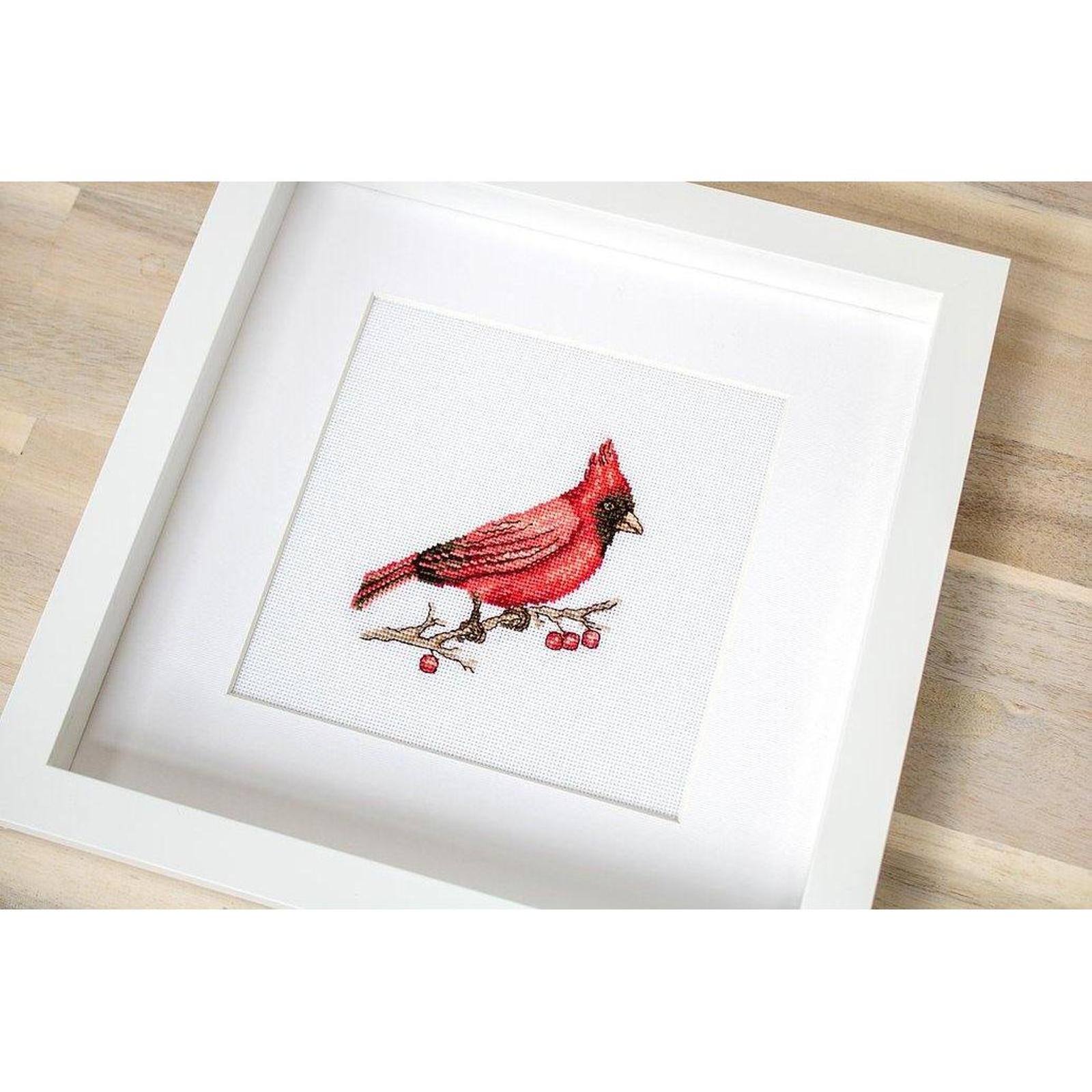 Luca-s Cardinal Counted Cross Stitch Kit