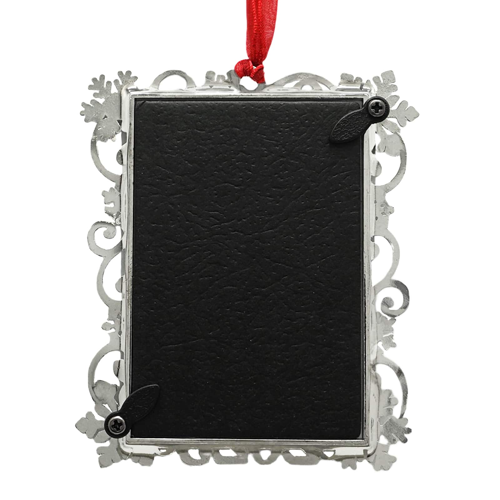 2&#x22; x 3&#x22; Silver Snowflake Metal Ornament Frame by Studio D&#xE9;cor&#xAE;